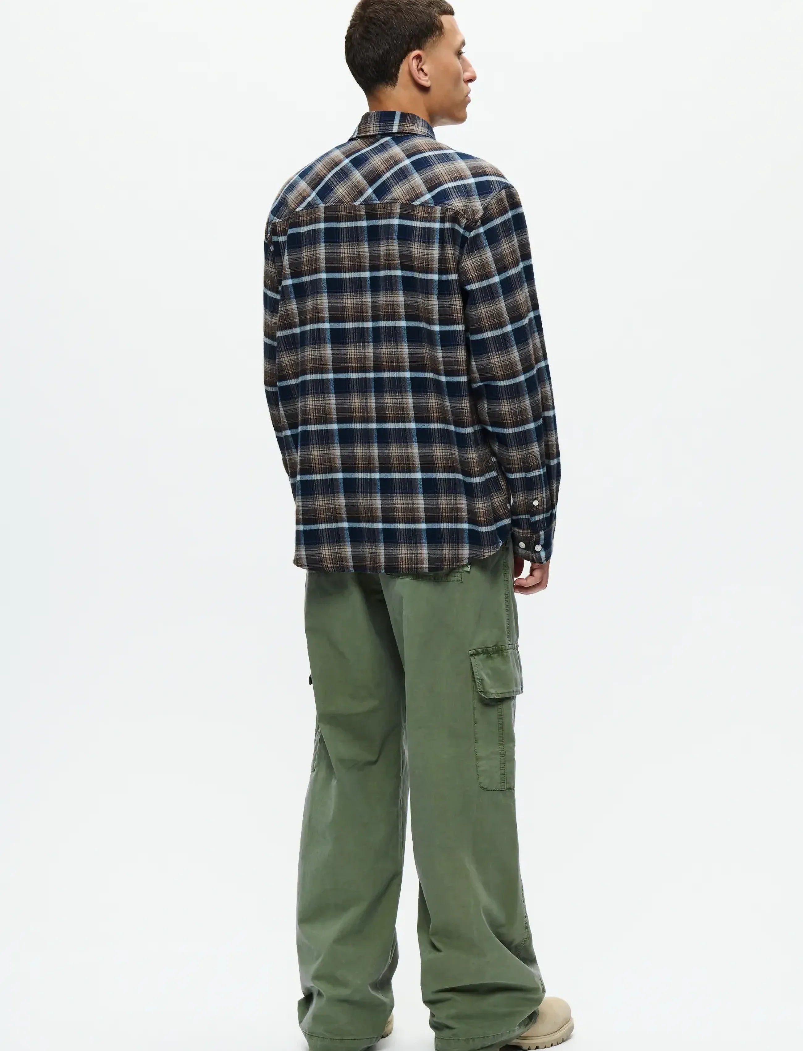 WOOD WOOD - WWCooper shirt 25302 - rutiga skjortor - blue multi check - 3