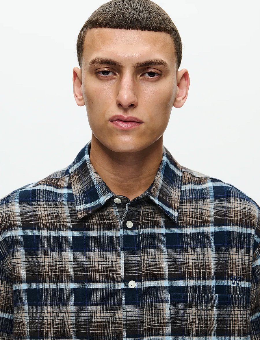 WOOD WOOD - WWCooper shirt 25302 - karierte hemden - blue multi check - 4