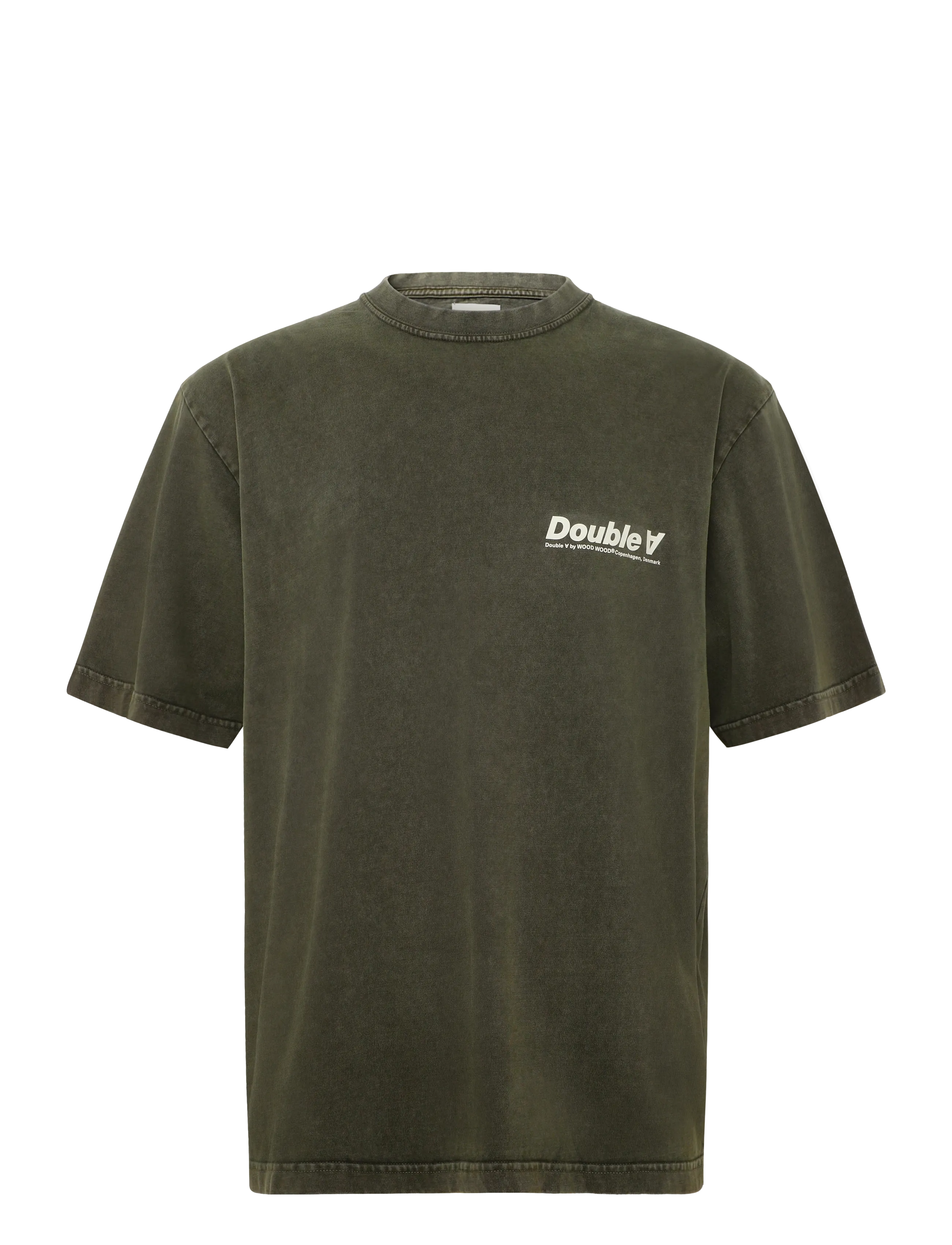 WOOD WOOD - WWLiam tee italic 25210 - lyhythihaiset - deep depths - 1