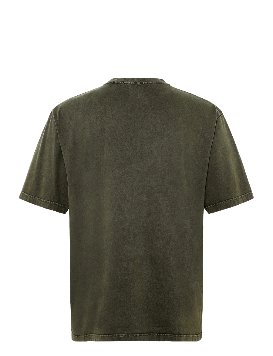 WOOD WOOD - WWLiam tee italic 25210 - lyhythihaiset - deep depths - 2
