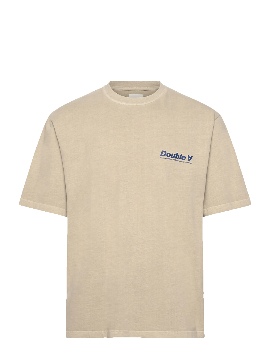 WOOD WOOD - WWLiam tee italic 25210 - kurzärmelige t-shirts - moonstruck - 1