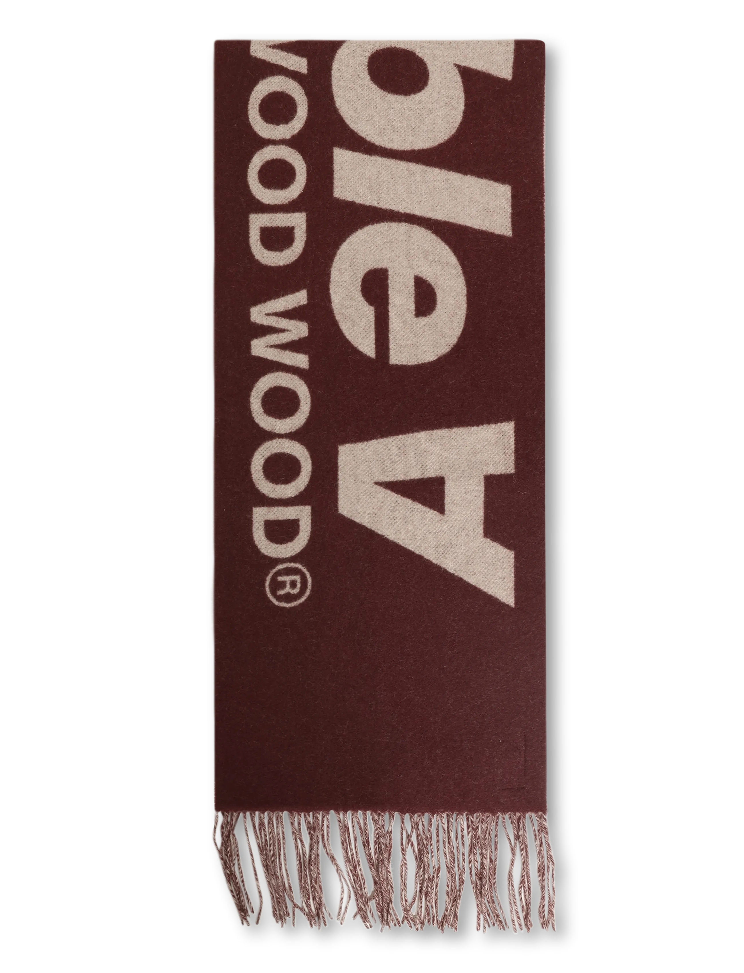 WOOD WOOD WWLeon italic scarf 25257 - Schals - DECADENT CHOCOLATE / beige