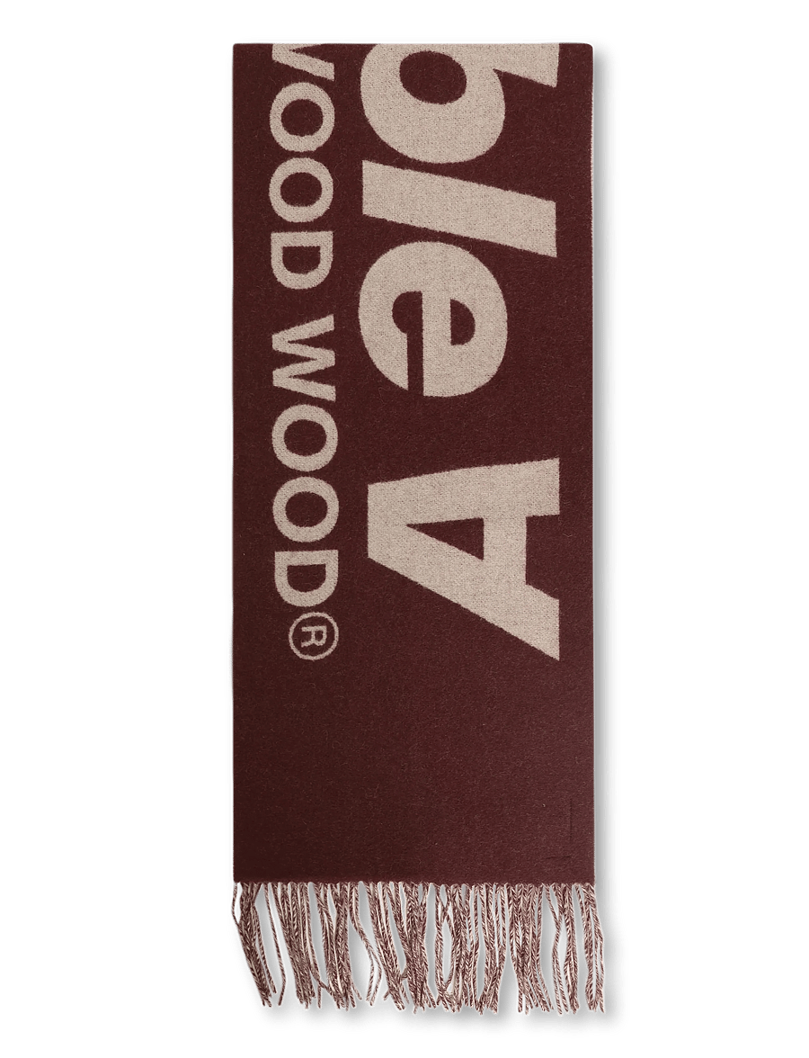 WOOD WOOD - WWLeon italic scarf 25257 - halsdukar - decadent chocolate - 1