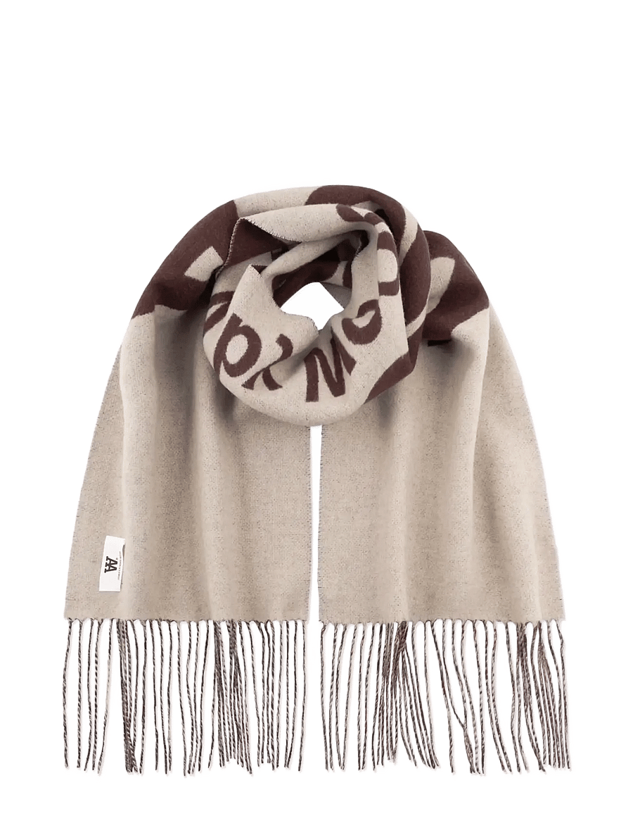 WOOD WOOD - WWLeon double A italic scarf 25257 - Écharpes d'hiver - decadent chocolate - 1
