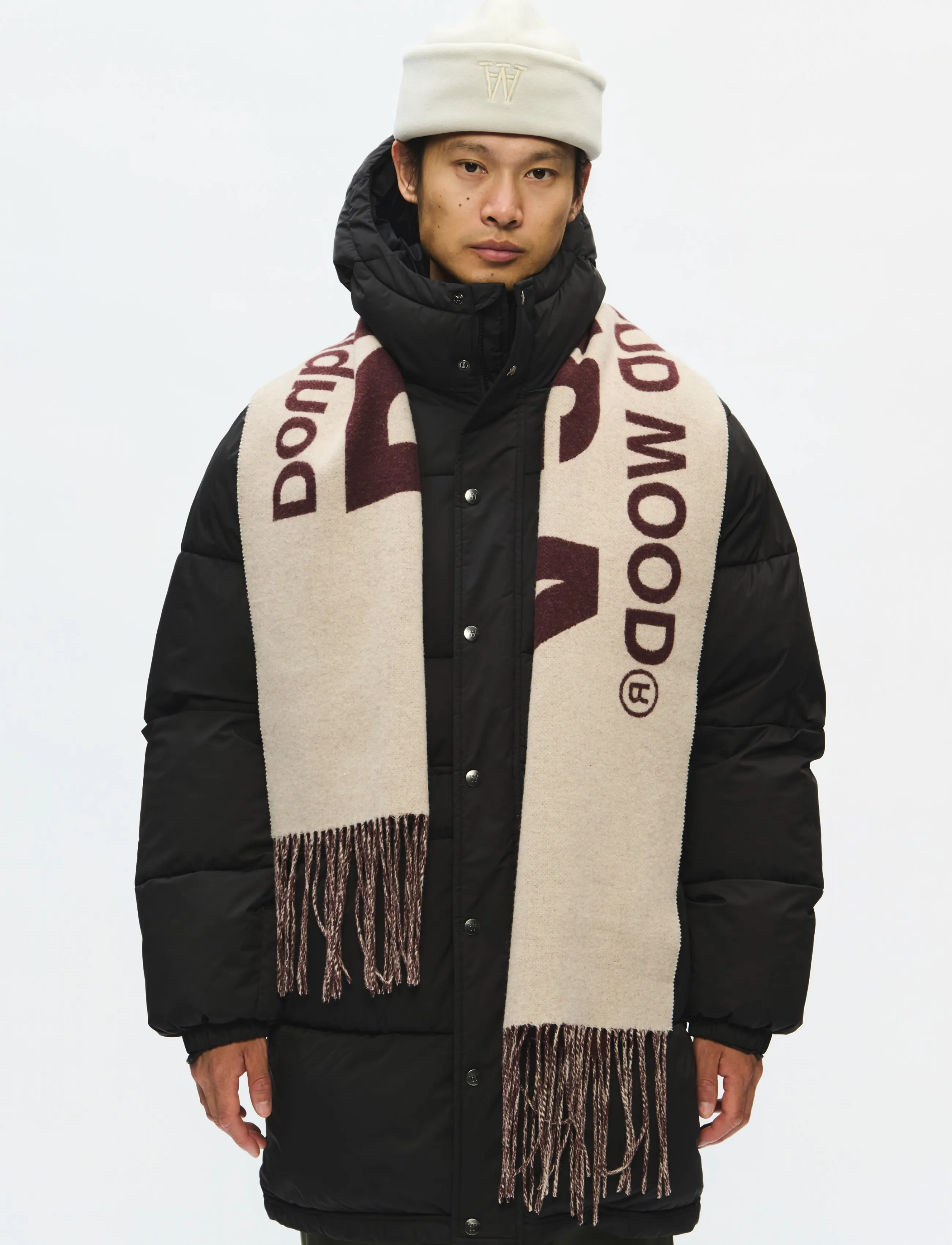WOOD WOOD - WWLeon italic scarf 25257 - decadent chocolate - 3