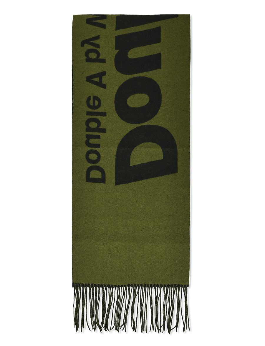 WOOD WOOD - WWLeon double A italic scarf 25257 - talvesallid - pirate black - 2