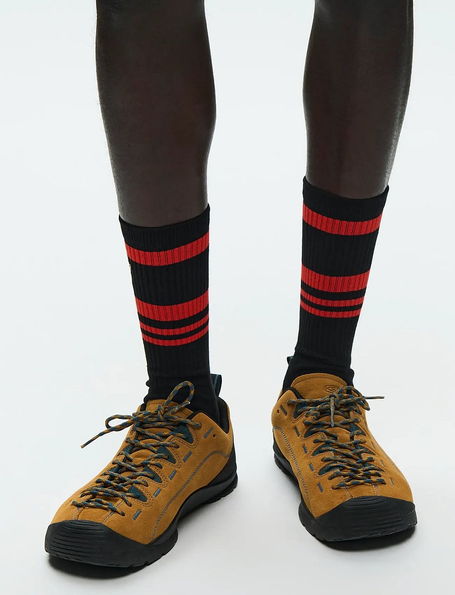 WOOD WOOD - WWRyder 2 pack sock 25330 - vanliga strumpor - turtledove/desert p+ black/red - 2