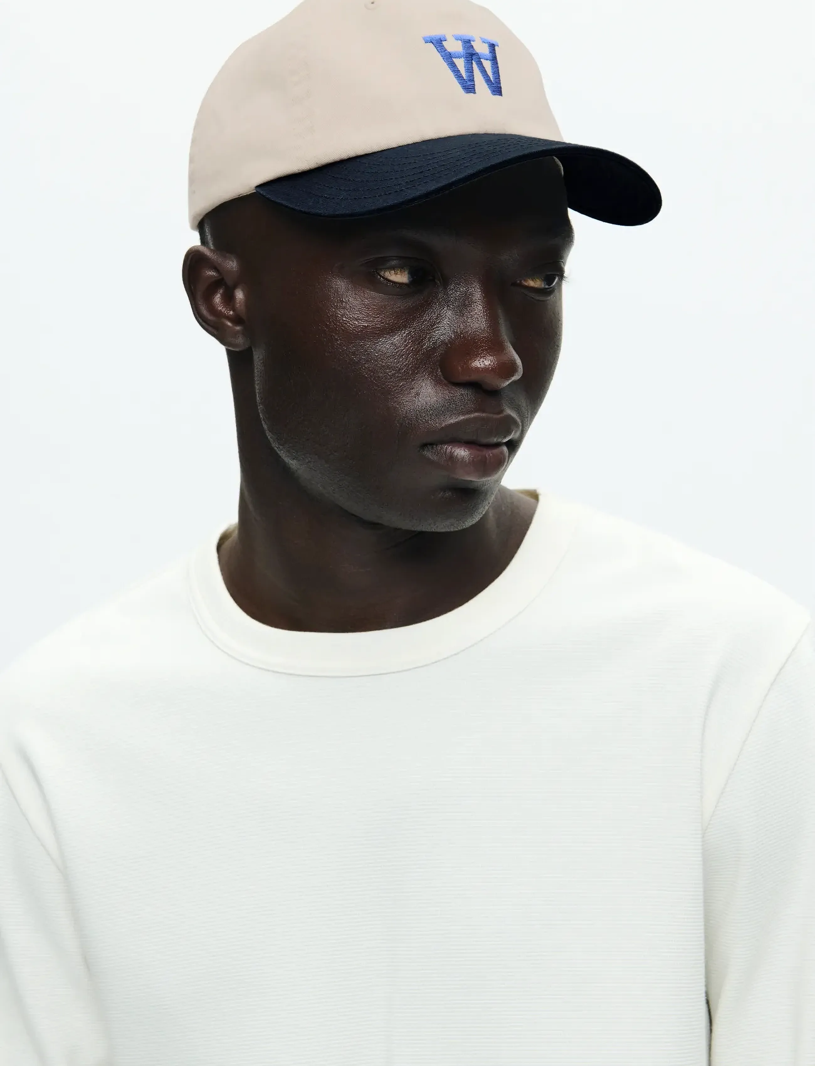 WOOD WOOD - WWAA embroidery cap 25246 - off white - 2
