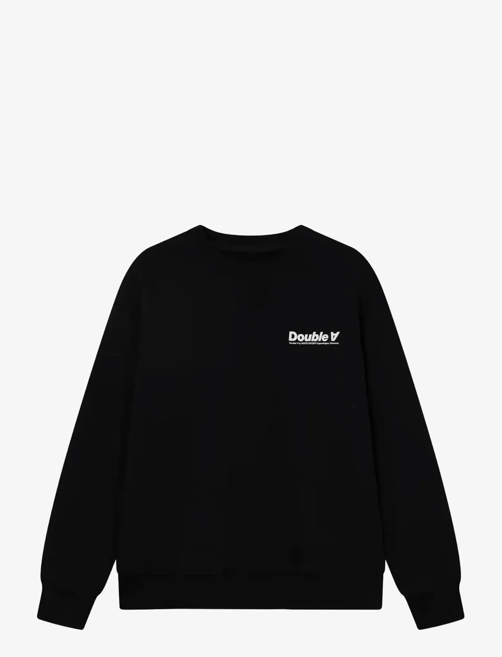 WOOD WOOD - WWJames crew neck doublesun 25219 - nach stil kaufen - black - 1