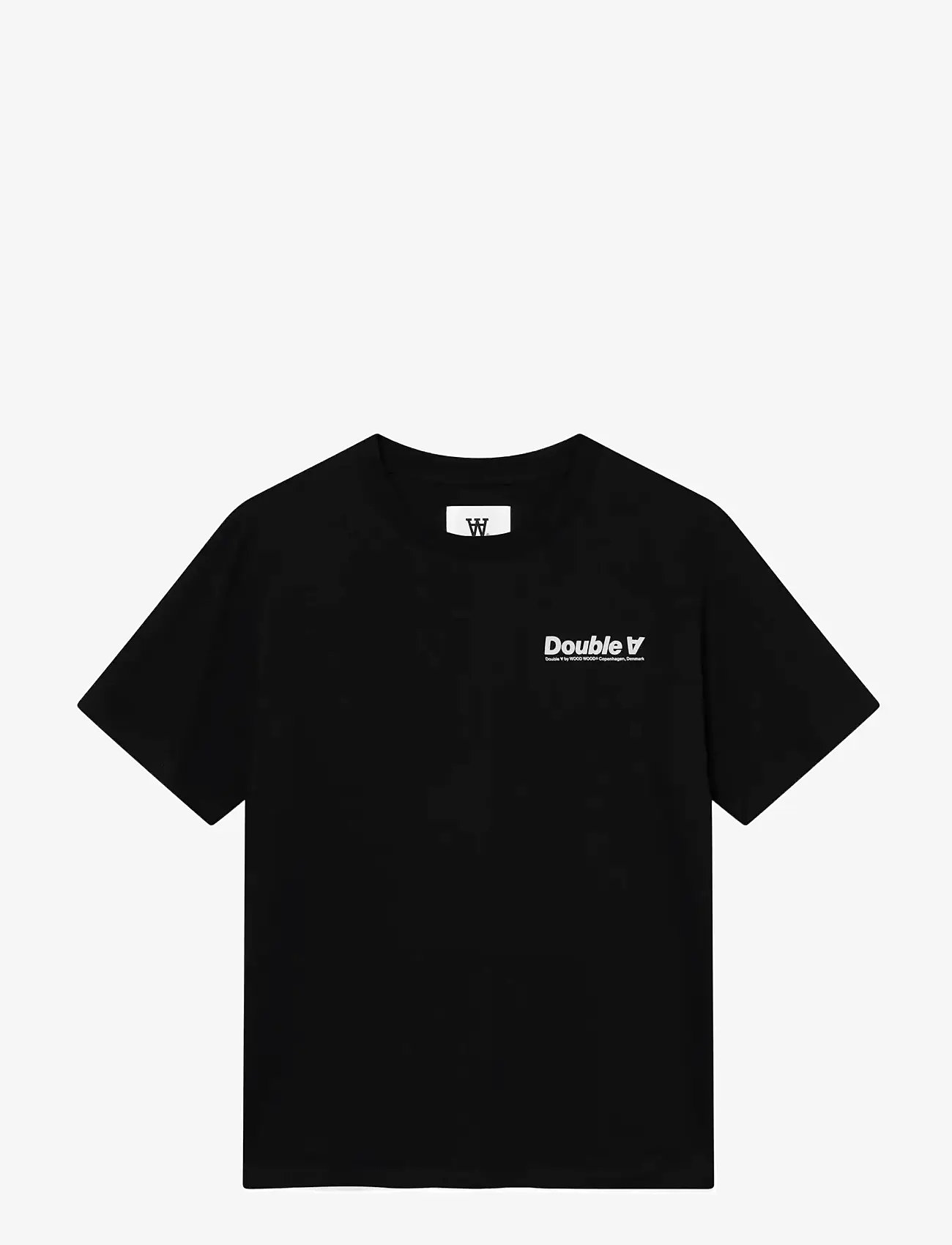 WOOD WOOD - WWAce tee doublesun 25220 - kurzärmelig - black - 1