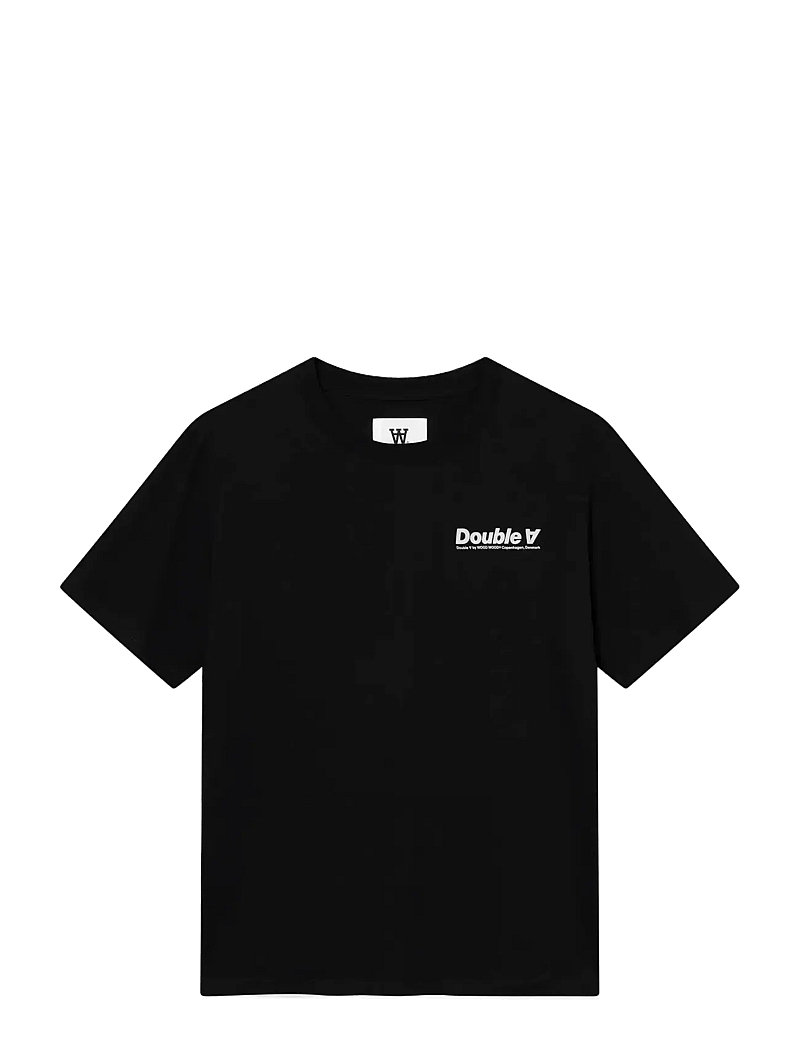 WOOD WOOD - WWAce tee doublesun 25220 - kurzärmelig - black - 1