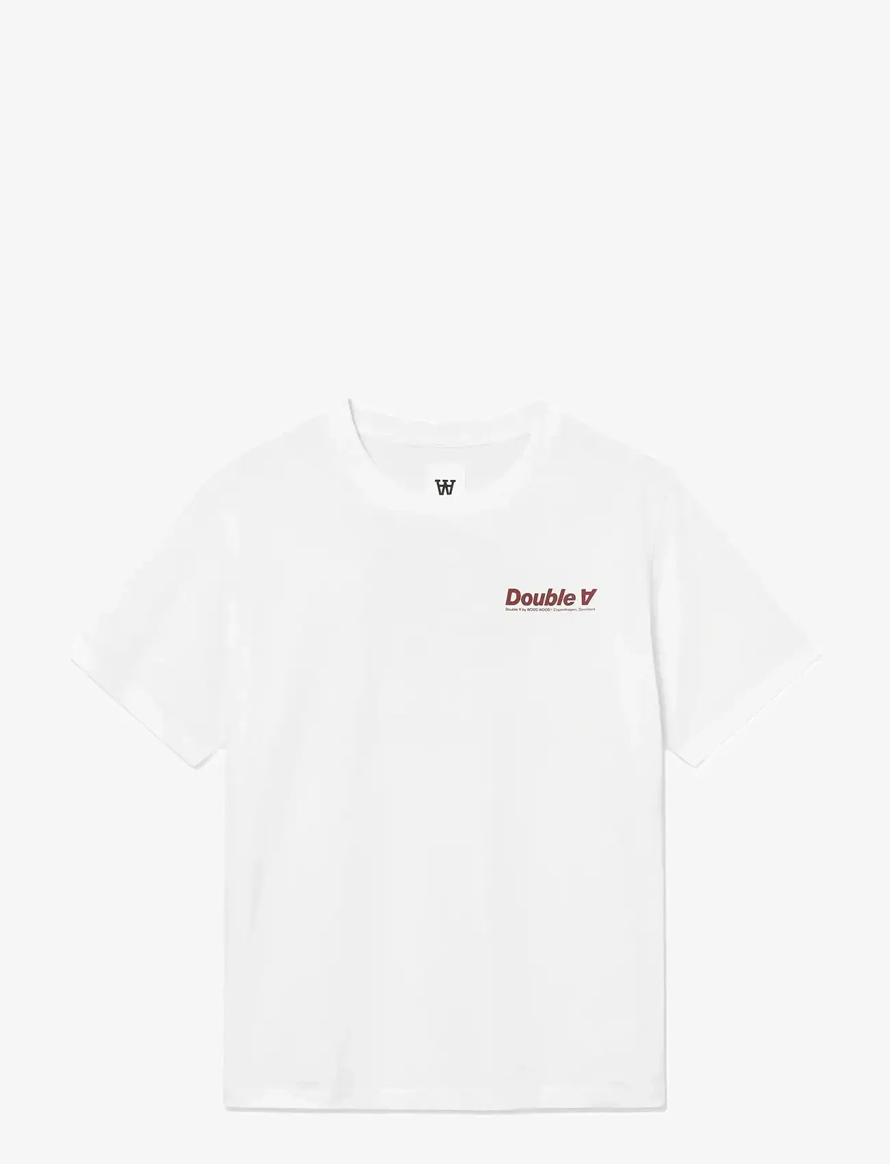 WOOD WOOD - WWAce tee doublesun 25220 - short-sleeved t-shirts - bright white - 1