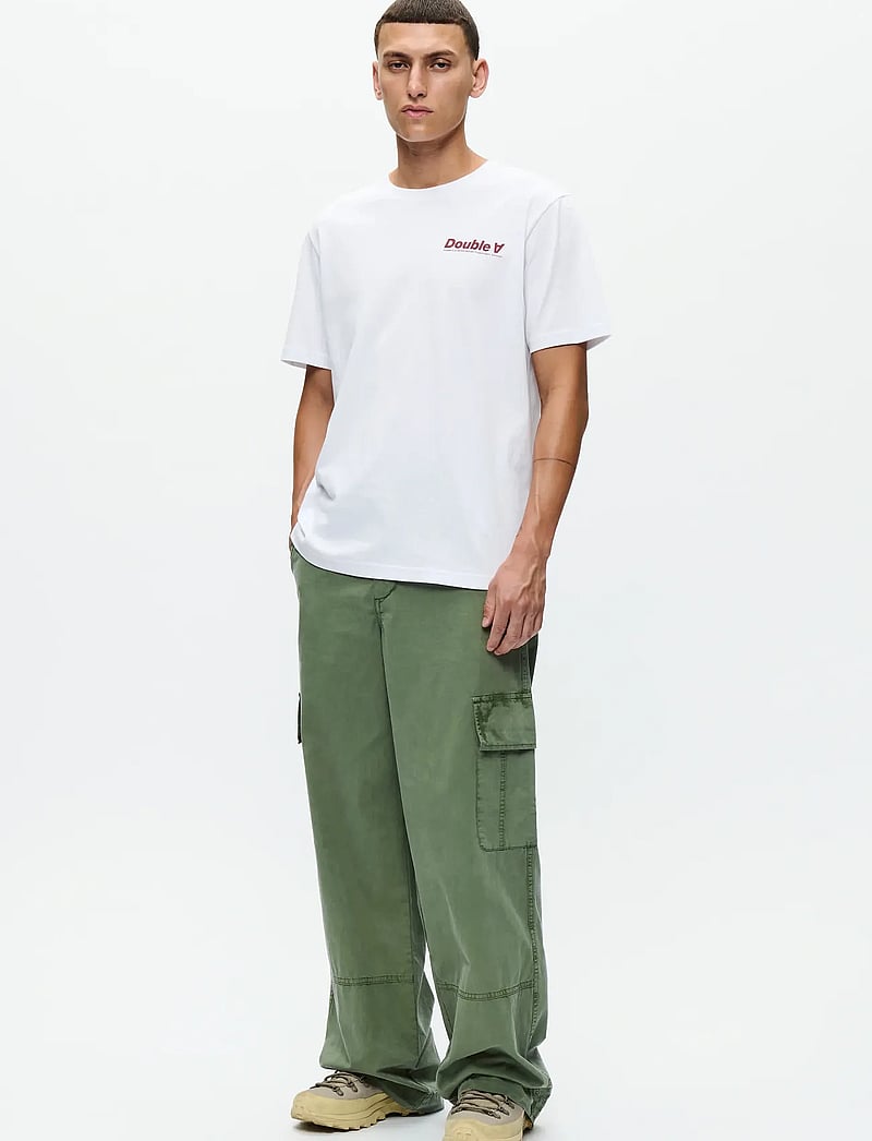 WOOD WOOD - WWAce tee doublesun 25220 - kortärmade t-shirts - bright white - 4