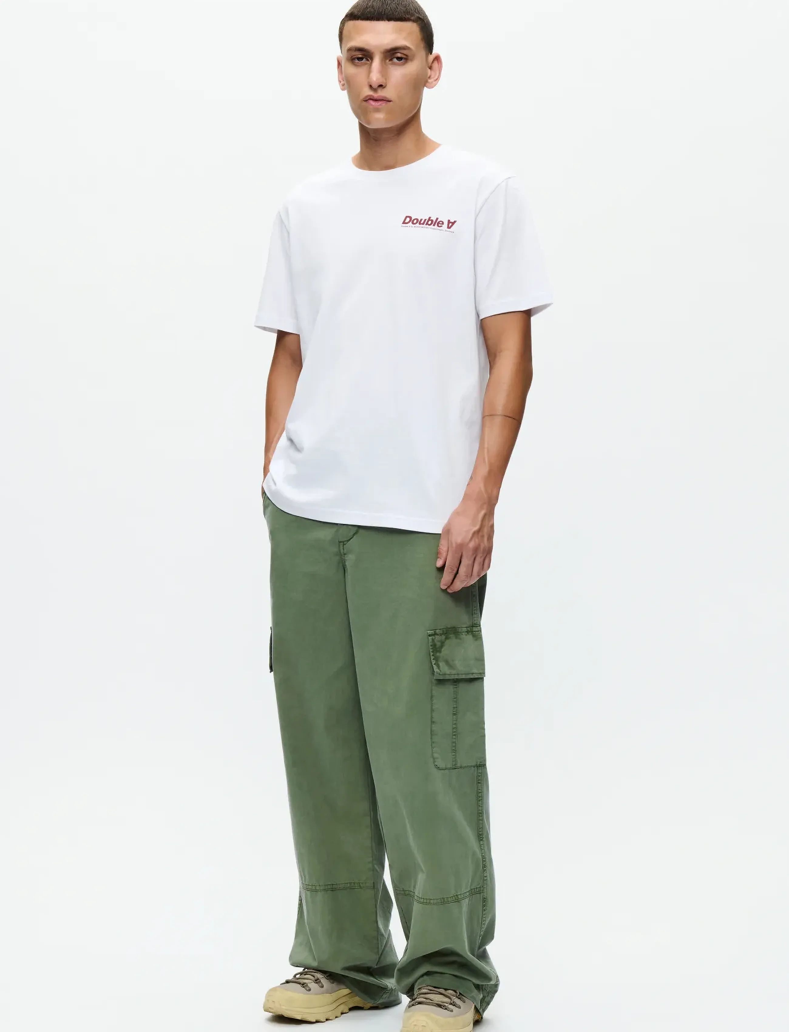 WOOD WOOD - WWAce tee doublesun 25220 - bright white - 4
