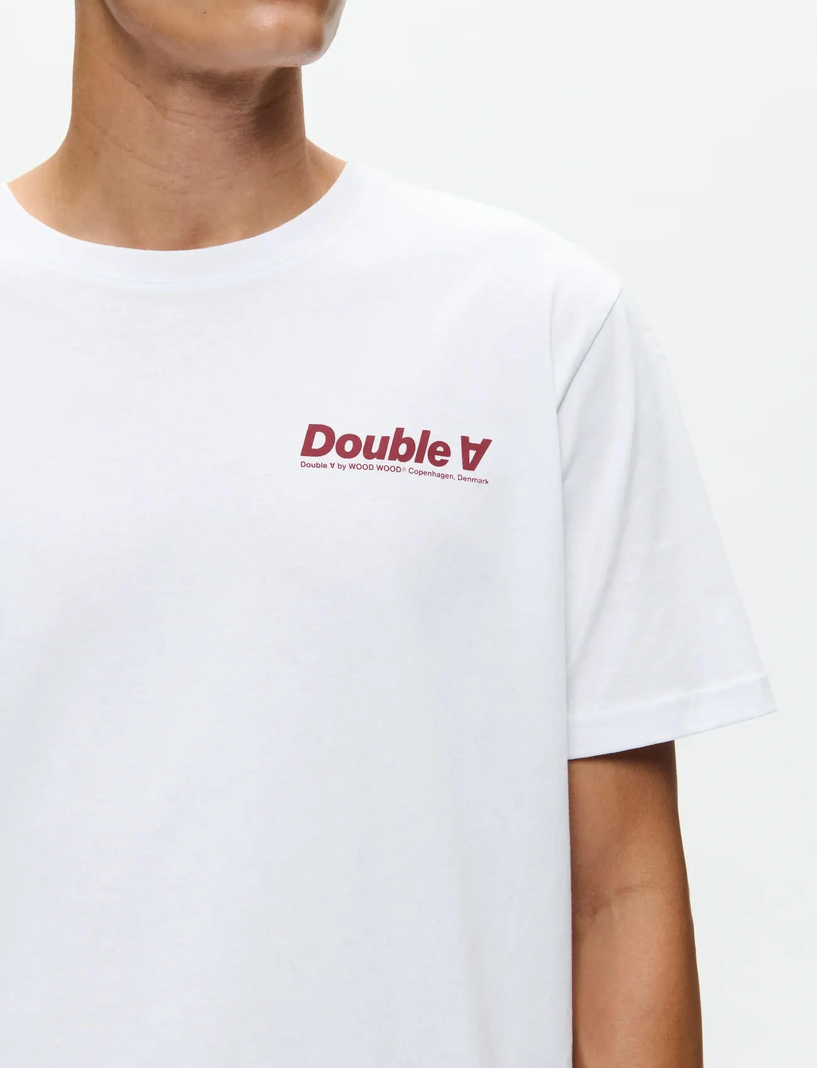 WOOD WOOD - WWAce tee doublesun 25220 - bright white - 5