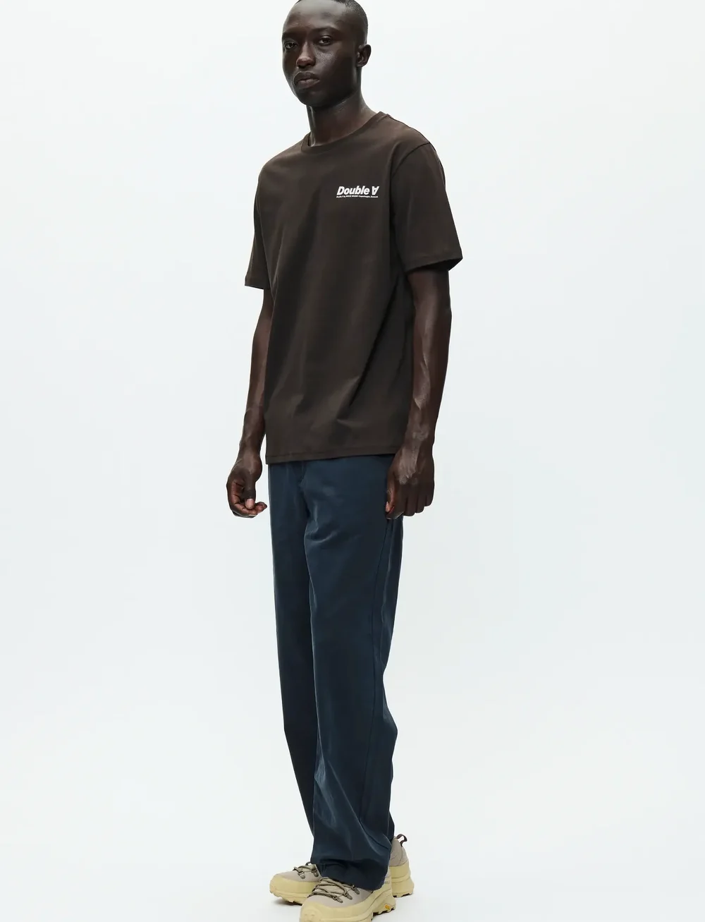 WOOD WOOD - WWAce tee doublesun 25220 - kortærmede t-shirts - chocolate torte - 4