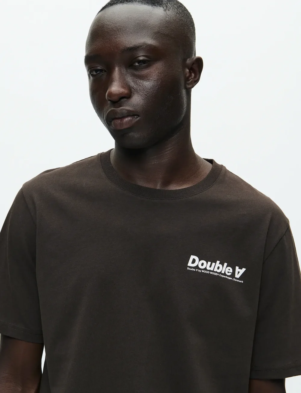 WOOD WOOD - WWAce tee doublesun 25220 - kortærmede t-shirts - chocolate torte - 5