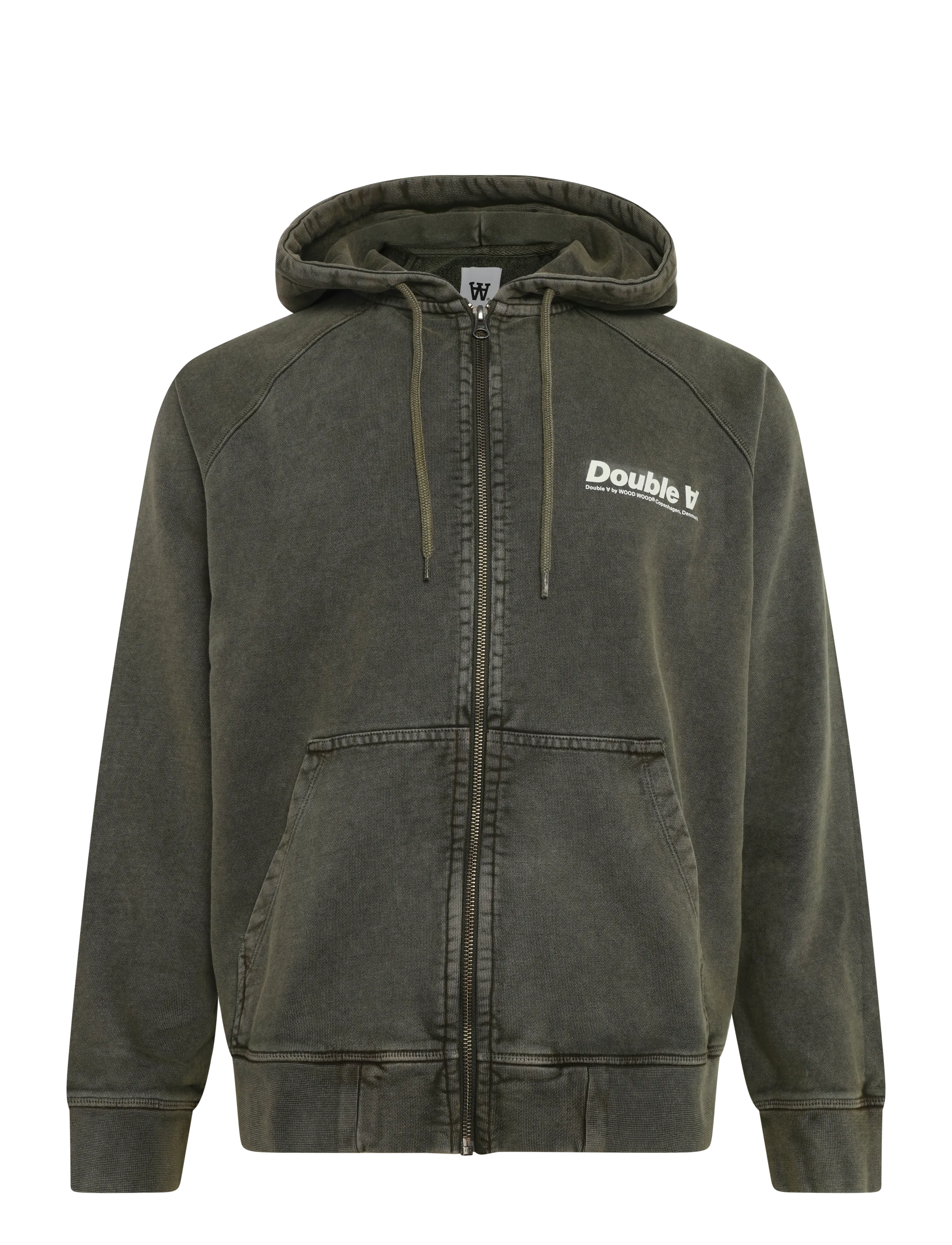 WOOD WOOD - WWSven zipper hoodie 25317 - kapuzenpullover - deep depths - 1