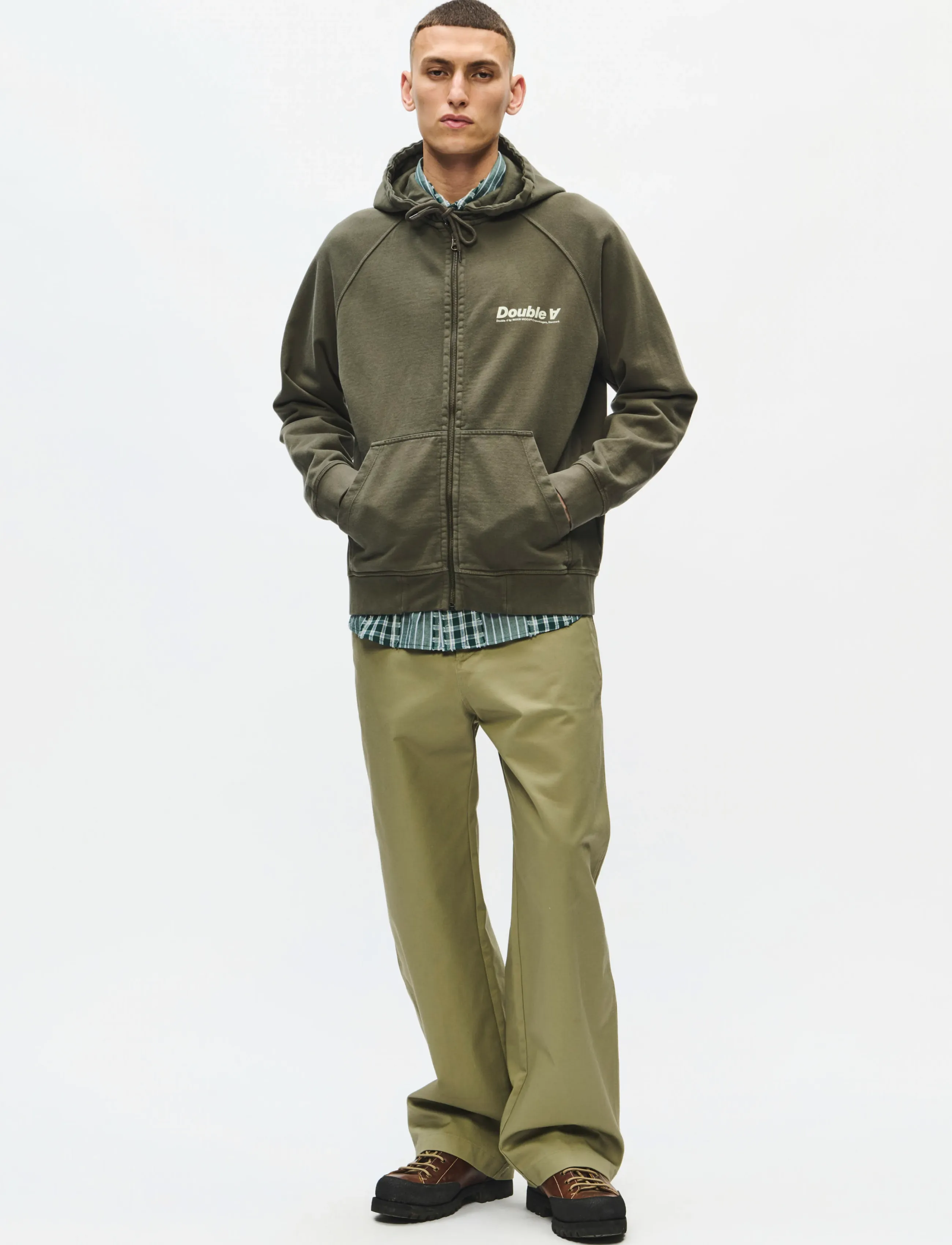 WOOD WOOD - WWSven zipper hoodie 25317 - kapuzenpullover - deep depths - 3