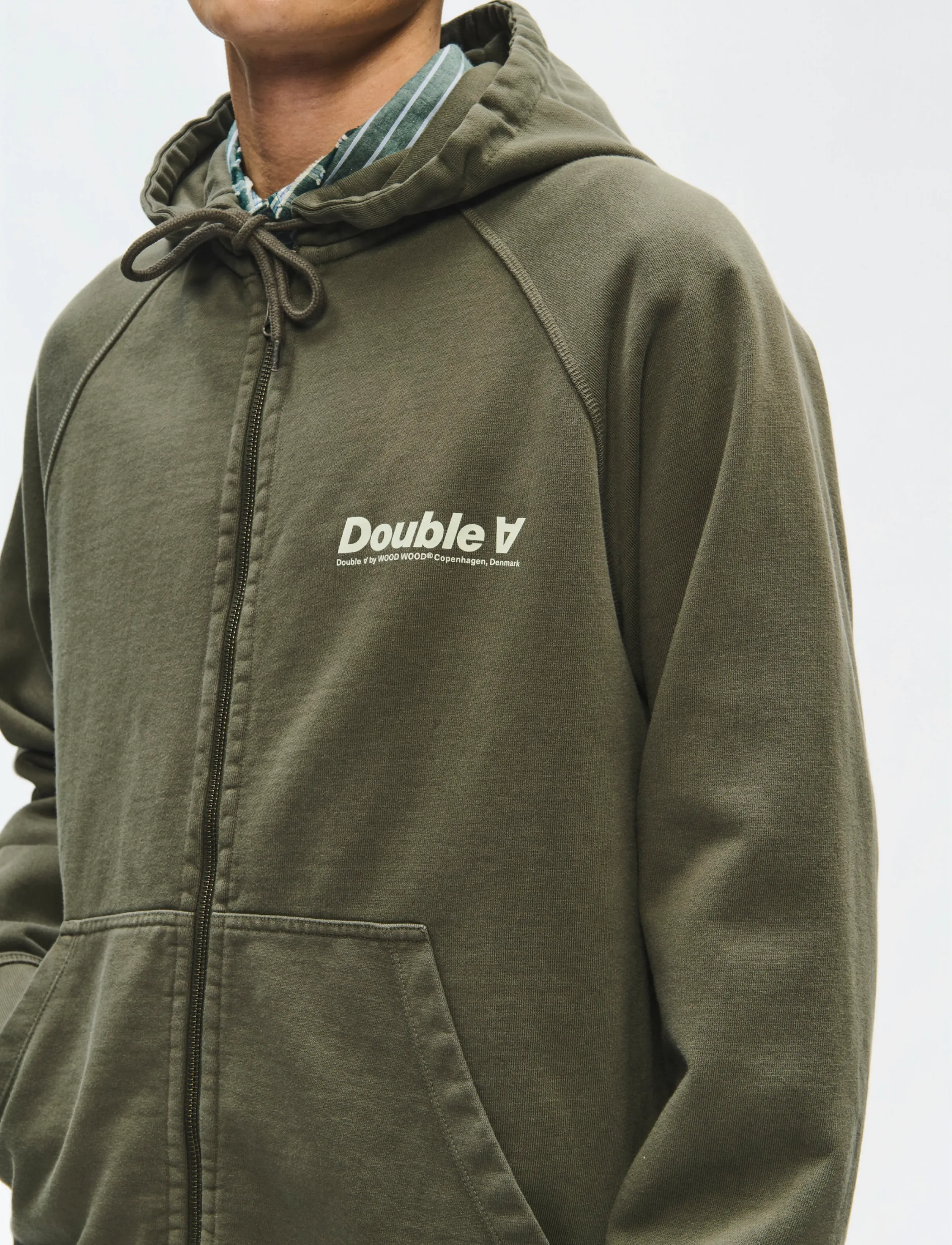 WOOD WOOD - WWSven zipper hoodie 25317 - kapuzenpullover - deep depths - 5