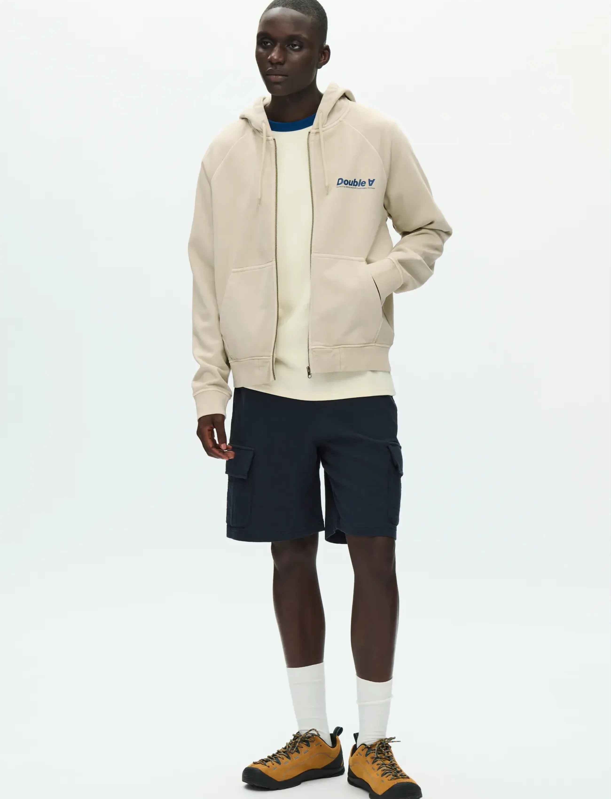 WOOD WOOD - WWSven zipper hoodie 25317 - sweats à capuche - moonstruck - 3