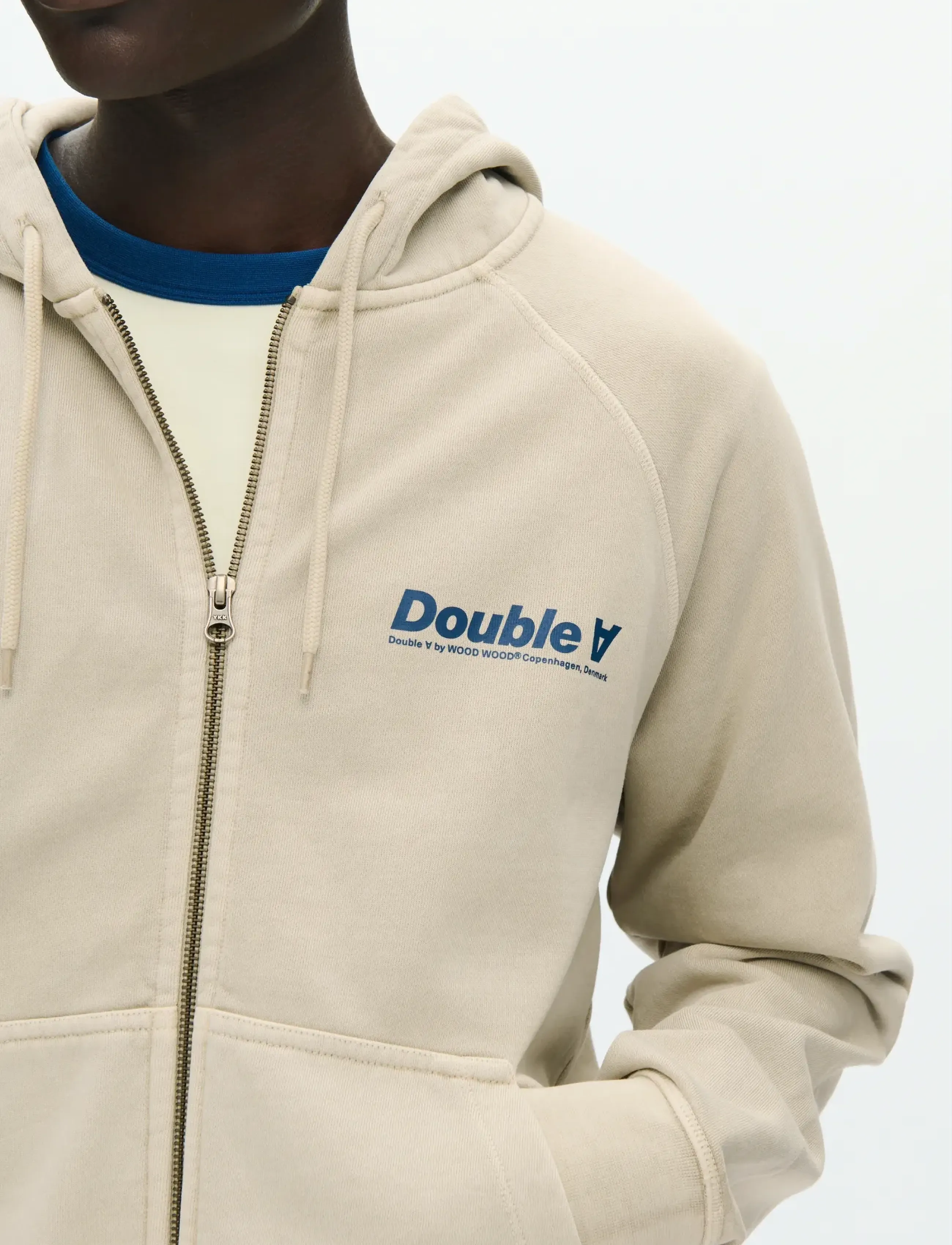 WOOD WOOD - WWSven zipper hoodie 25317 - sweats à capuche - moonstruck - 5