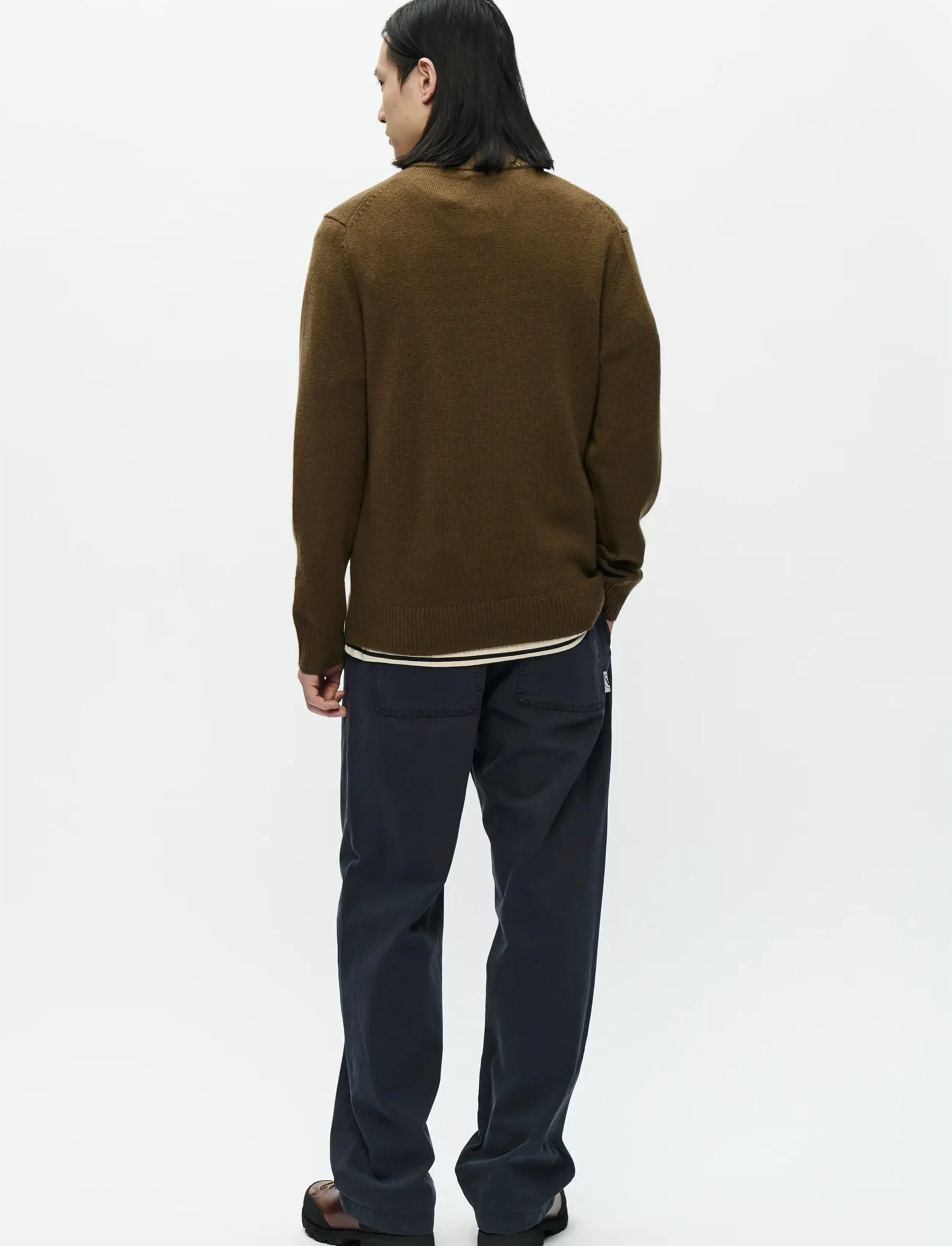 WOOD WOOD - WWTay half zipper 25081 - halfzip strik - desert palm - 3