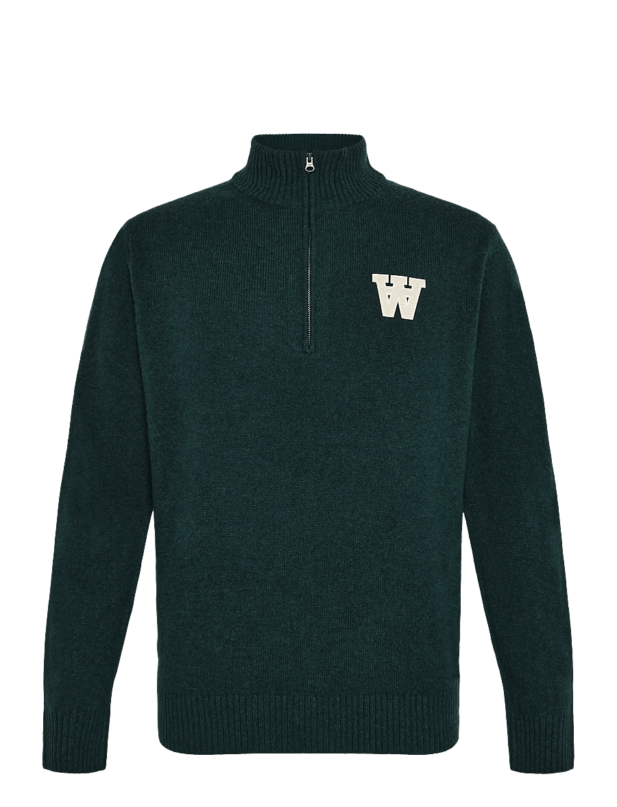 WOOD WOOD - WWTay half zipper 25081 - poolpika lukuga džemprid - ponderosa pine - 1
