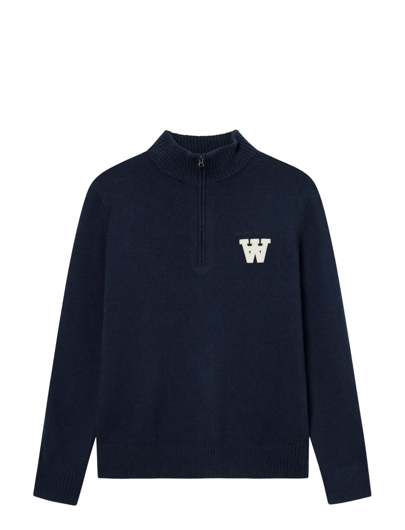 WOOD WOOD Wwtay Half Zipper 25081 Navy - L - Herren