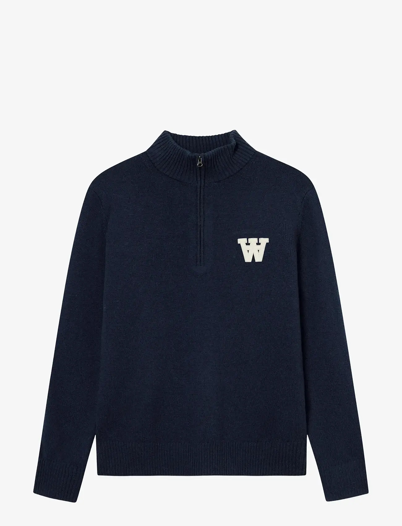 WOOD WOOD - WWTay half zipper 25081 - half zip jumpers - salute - 1