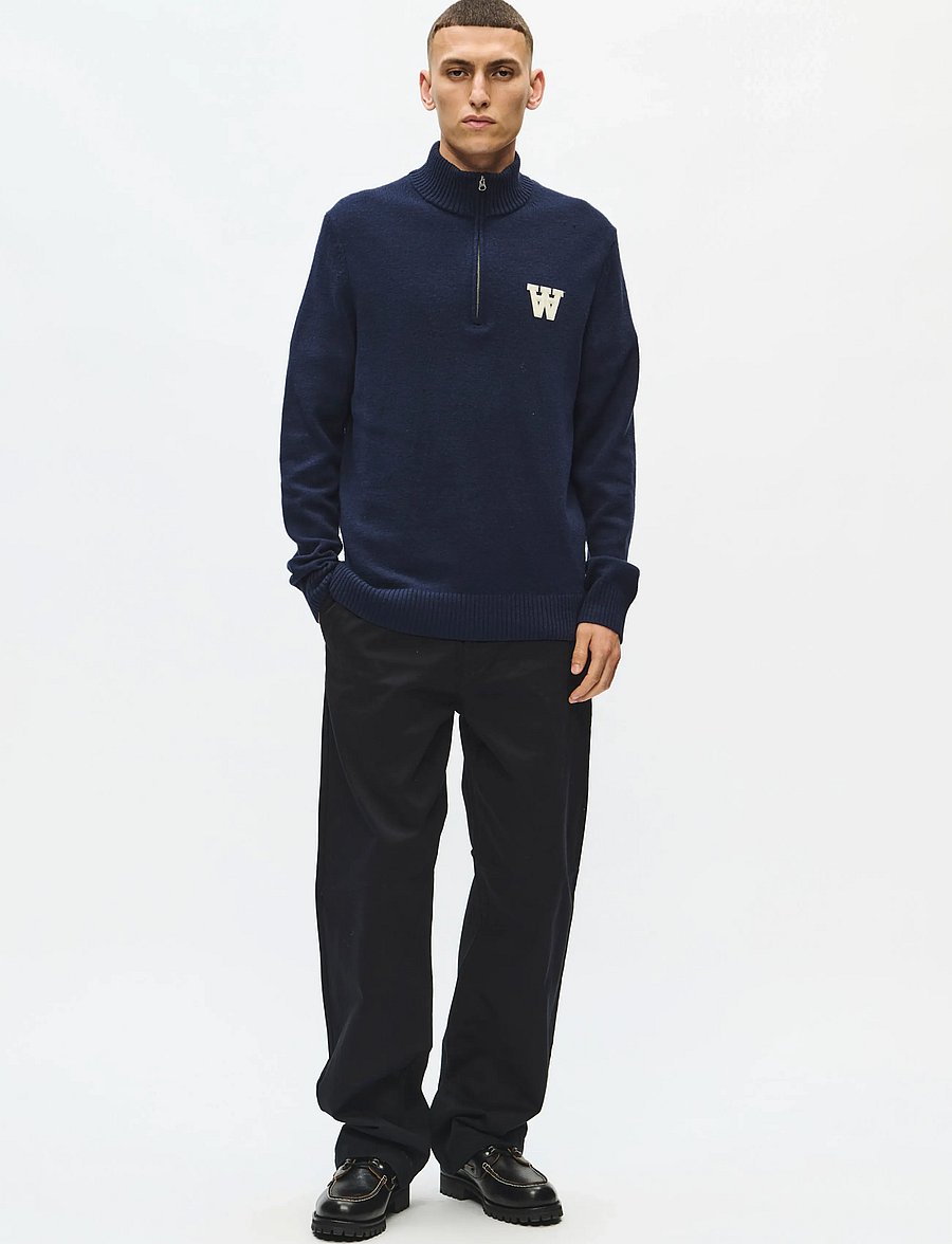 WOOD WOOD - WWTay half zipper 25081 - halfzip strik - salute - 2