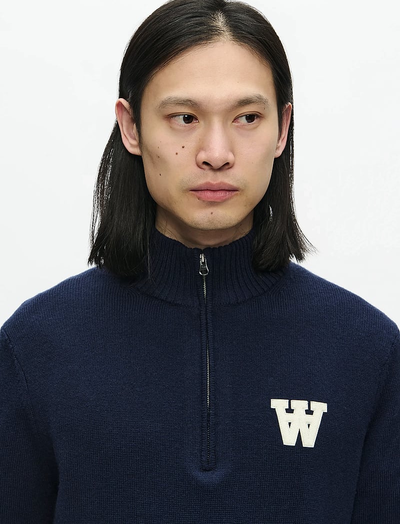 WOOD WOOD - WWTay half zipper 25081 - halfzip strik - salute - 4