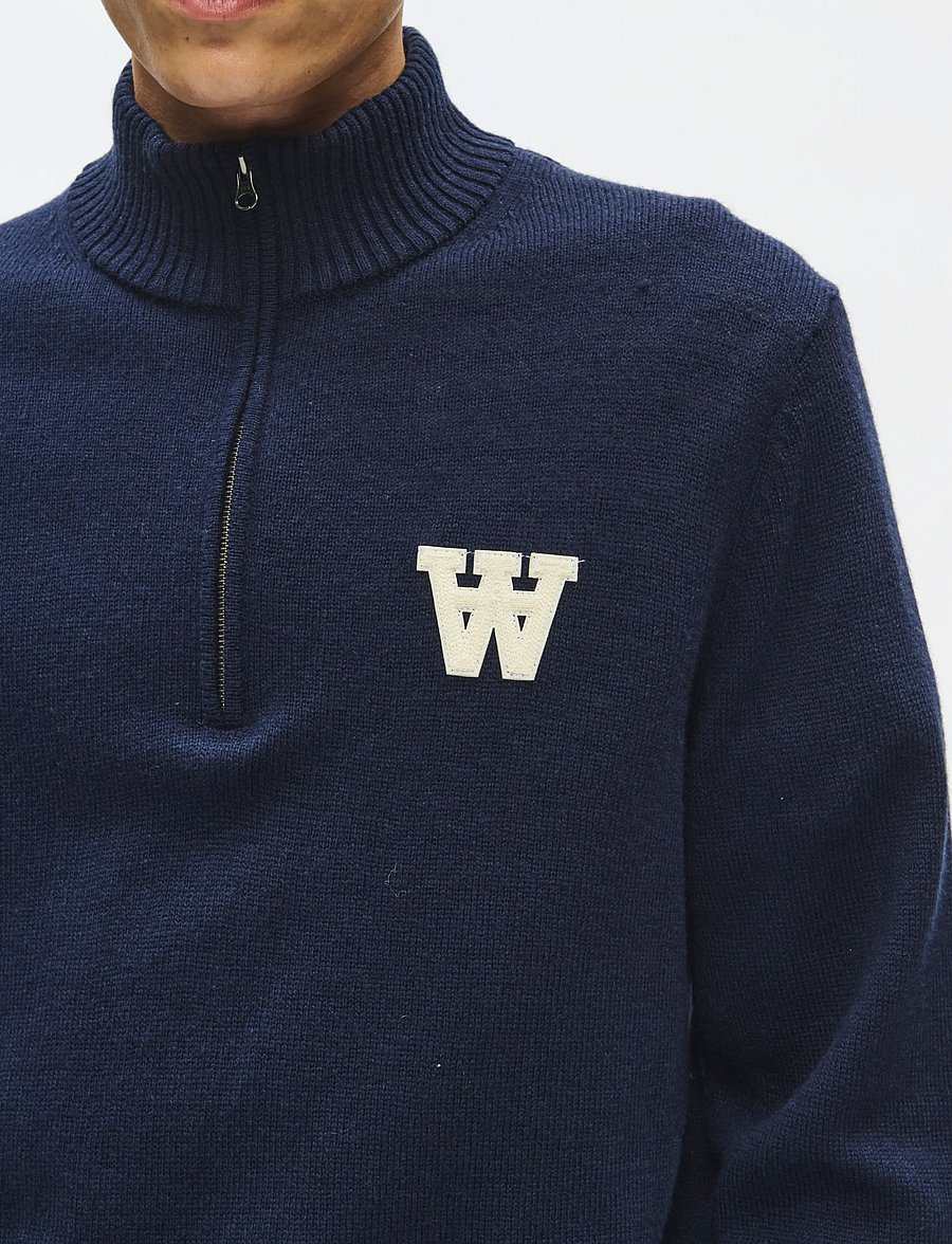 WOOD WOOD - WWTay half zipper 25081 - halfzip strik - salute - 4