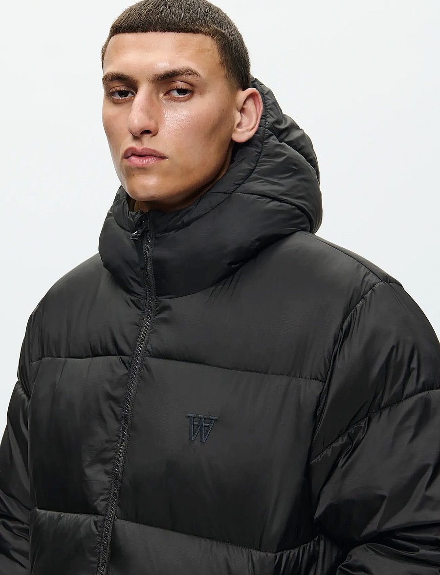 WOOD WOOD - WWClaus puffer coat 25233 - vinterjakker - black - 2