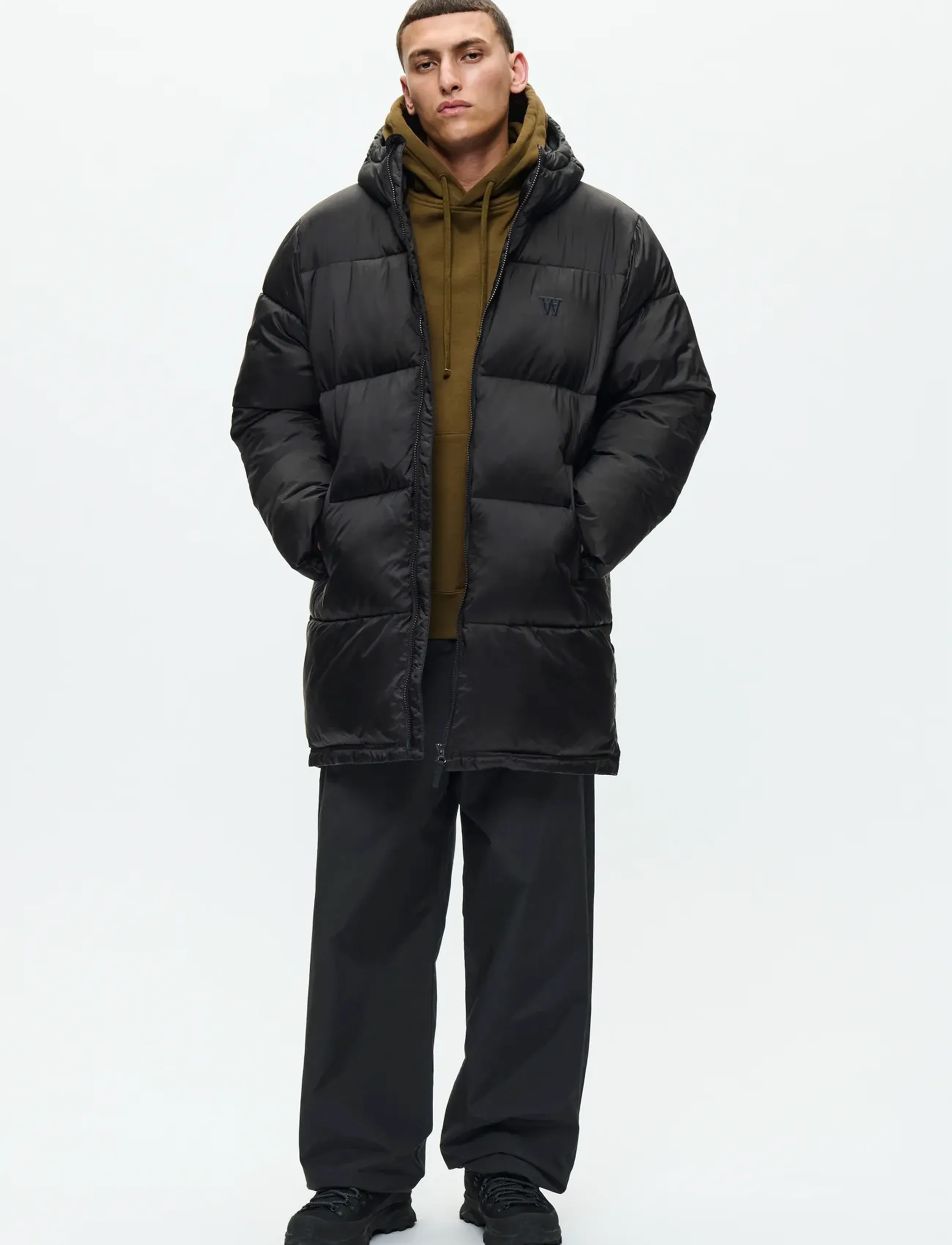 WOOD WOOD - WWClaus puffer coat 25233 - daunenjacken - black - 3