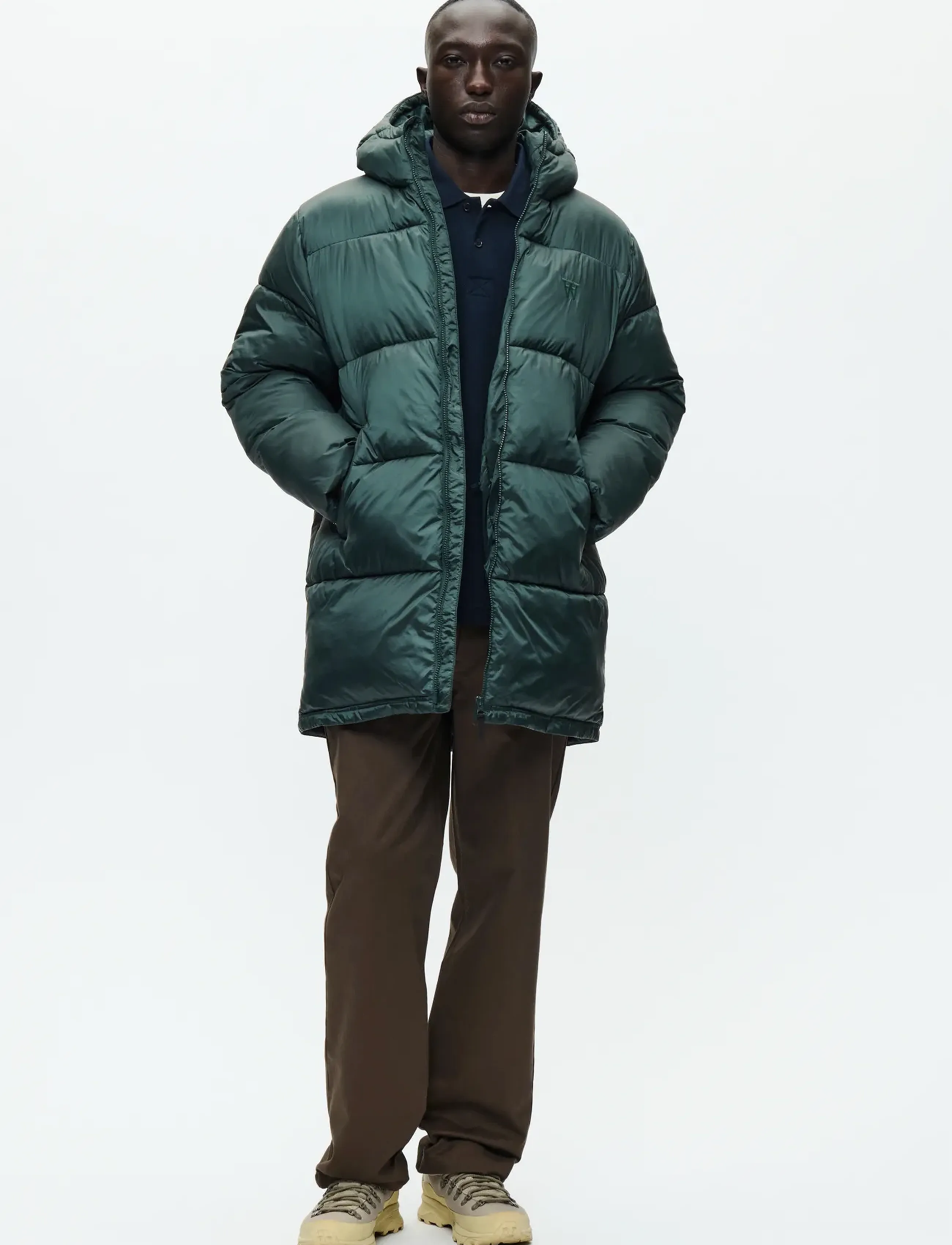 WOOD WOOD - WWClaus puffer coat 25233 - dunjakker - green gables - 2