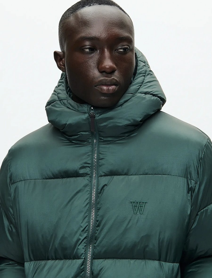 WOOD WOOD - WWClaus puffer coat 25233 - daunenjacken - green gables - 4