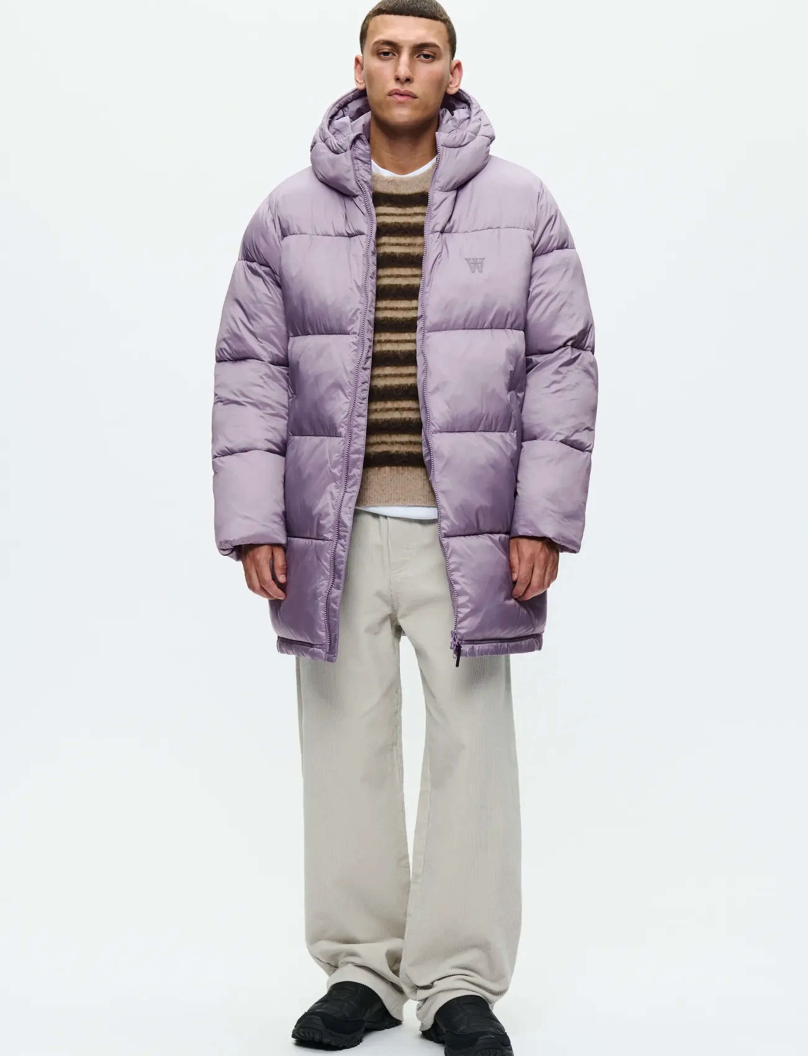 WOOD WOOD - WWClaus puffer coat 25233 - dunjakker - minimal gray - 3