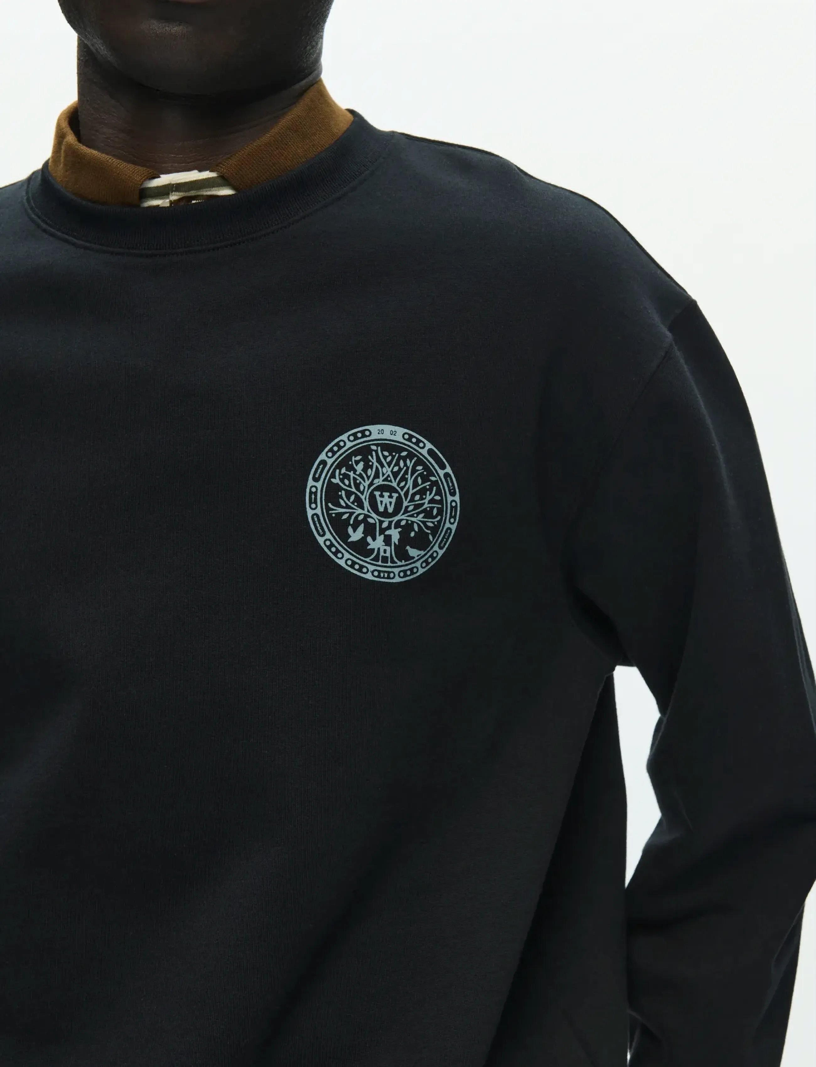 WOOD WOOD Wwjames Mh Cover 25219 sweatshirts herr – bild 5