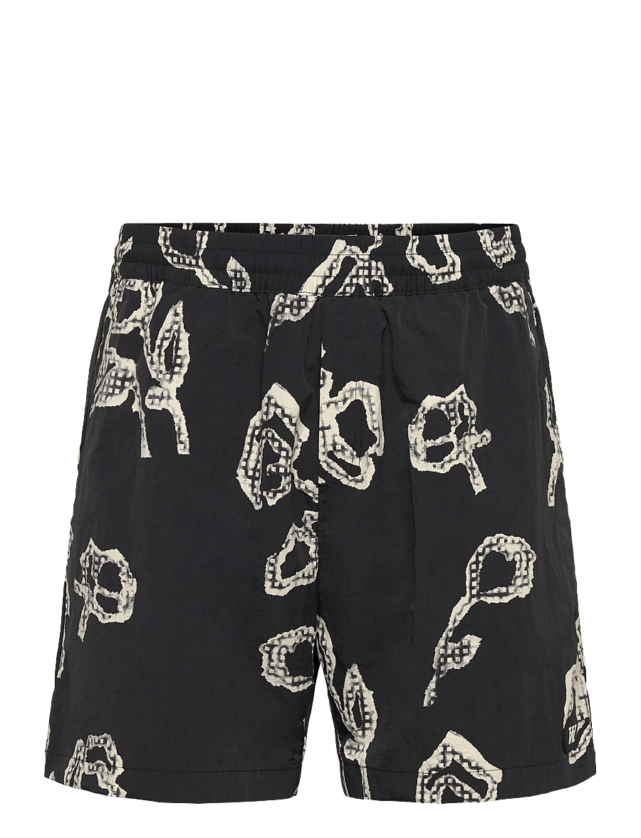 WOOD WOOD - WWDub swim trunks AOP 25347 - badebukser - white rose - 1