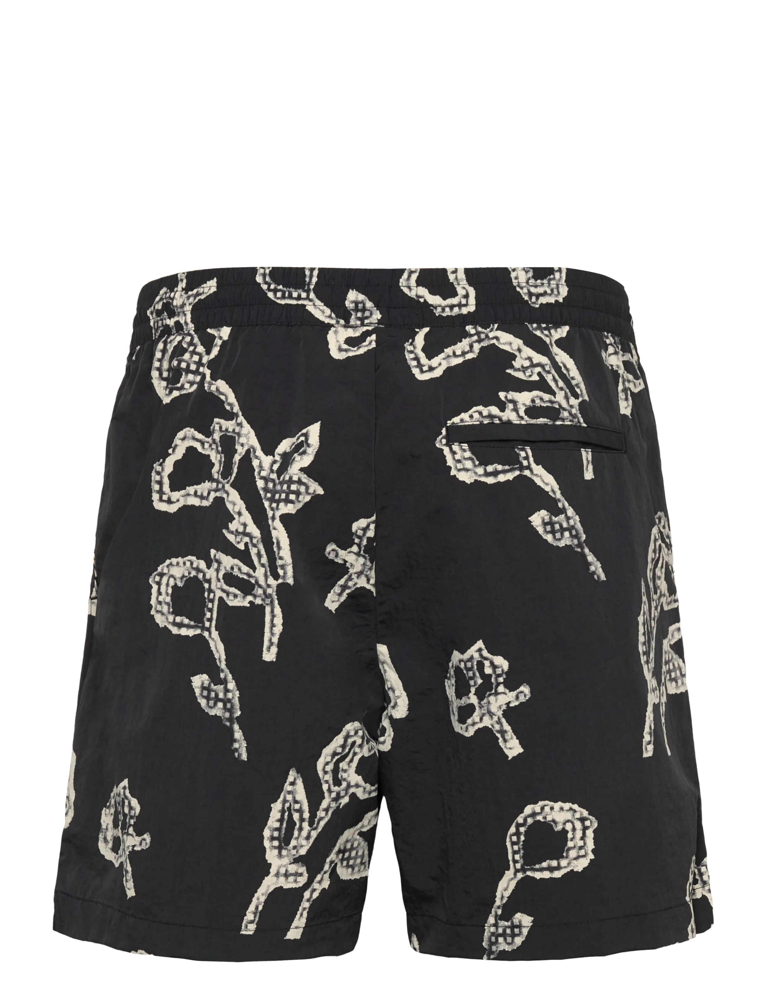 WOOD WOOD - WWDub swim trunks AOP 25347 - maudymosi šortai - white rose - 2