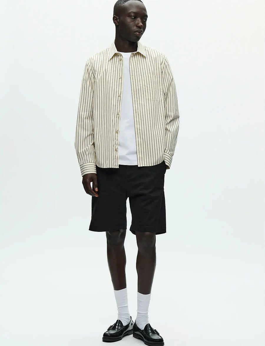 WOOD WOOD - WWAdrian shirt 25115 - randiga skjortor - desert palm stripe - 2