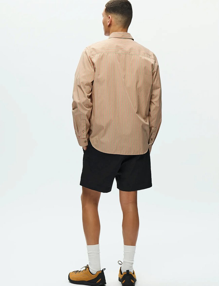 WOOD WOOD - WWAdrian shirt 25115 - dryžuoti marškiniai - poinciana stripe - 3