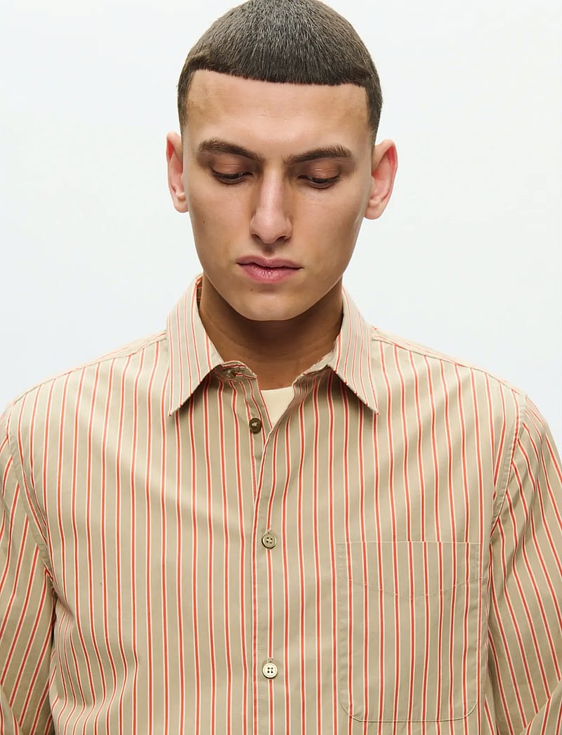 WOOD WOOD - WWAdrian shirt 25115 - gestreepte overhemden - poinciana stripe - 4