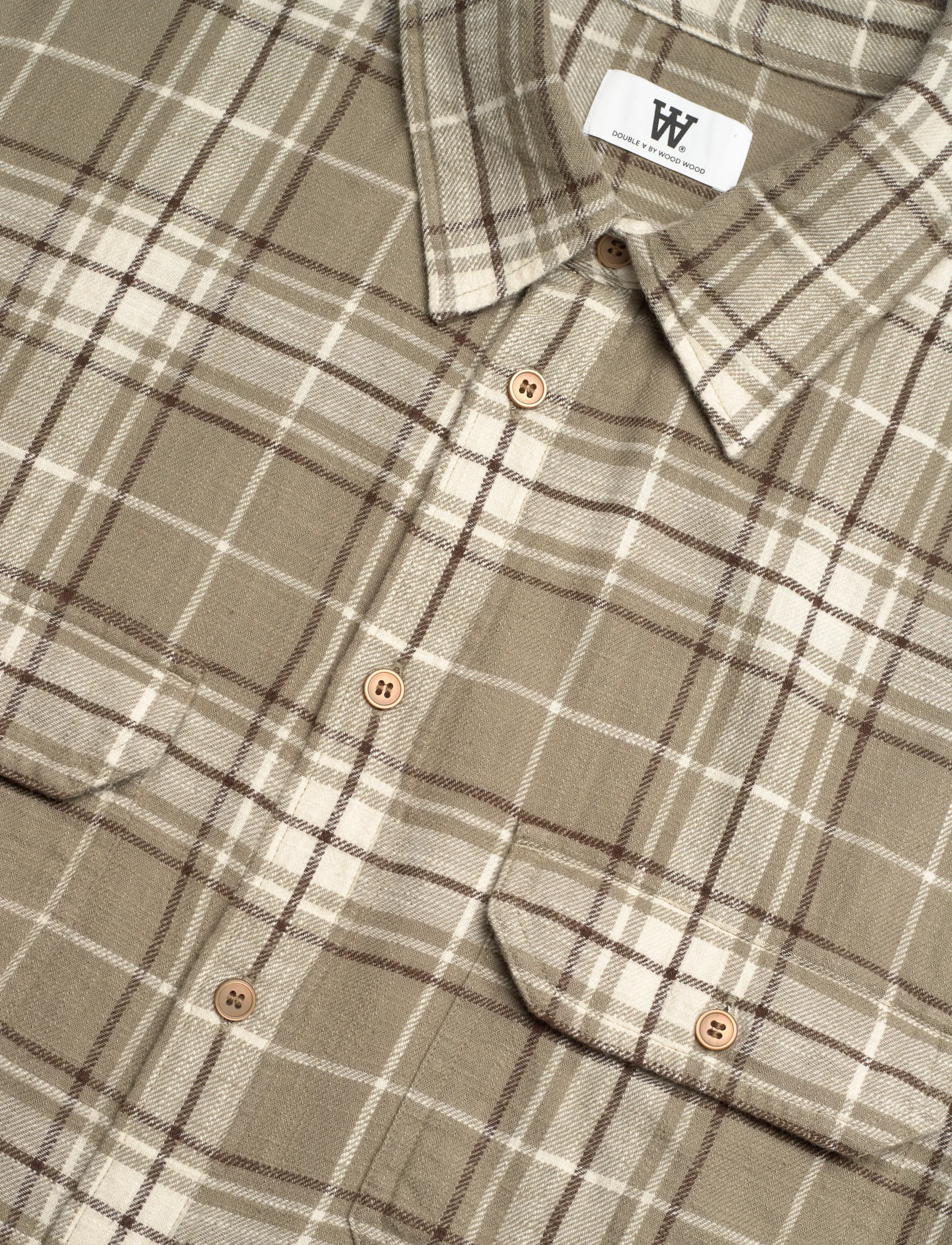 WOOD WOOD - WWCooper shirt 25334 - ruutupaidat - seneca rock check - 2