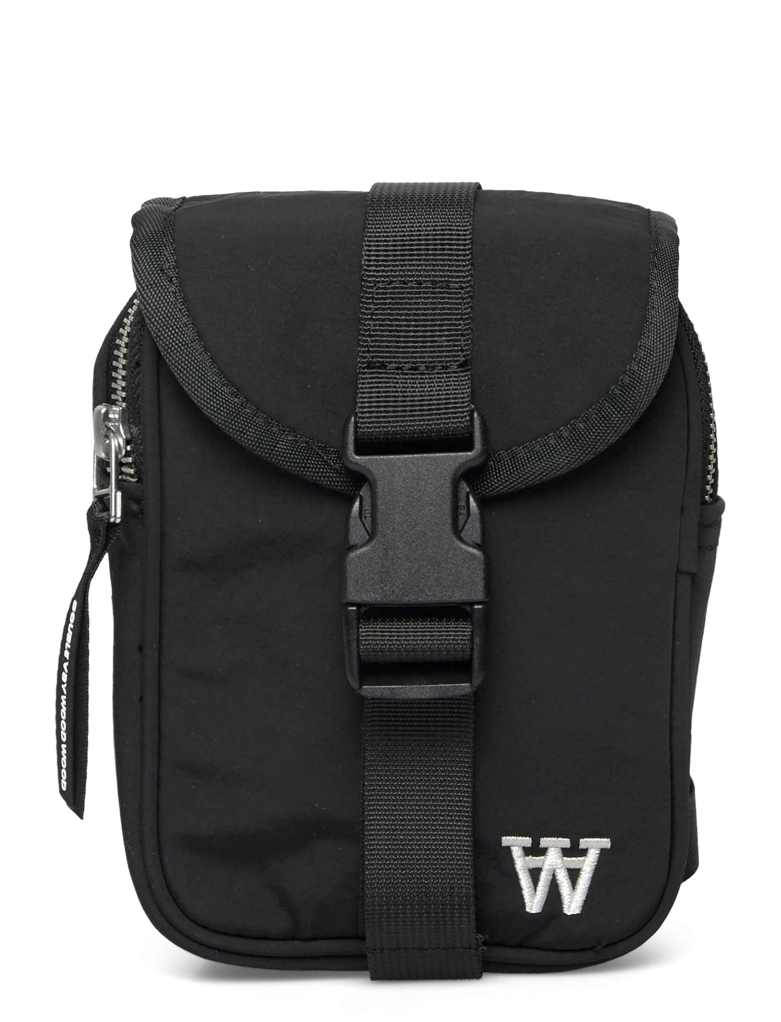 WOOD WOOD WWRalf shoulder pouch 25346 - WOOD WOOD - BLACK / black