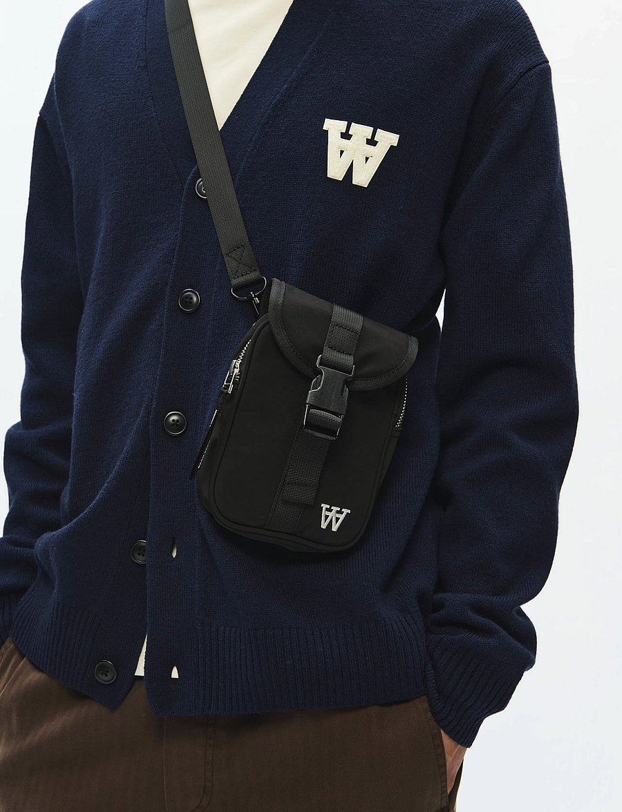 WOOD WOOD - WWRalf shoulder pouch 25346 - shop by style - black - 0