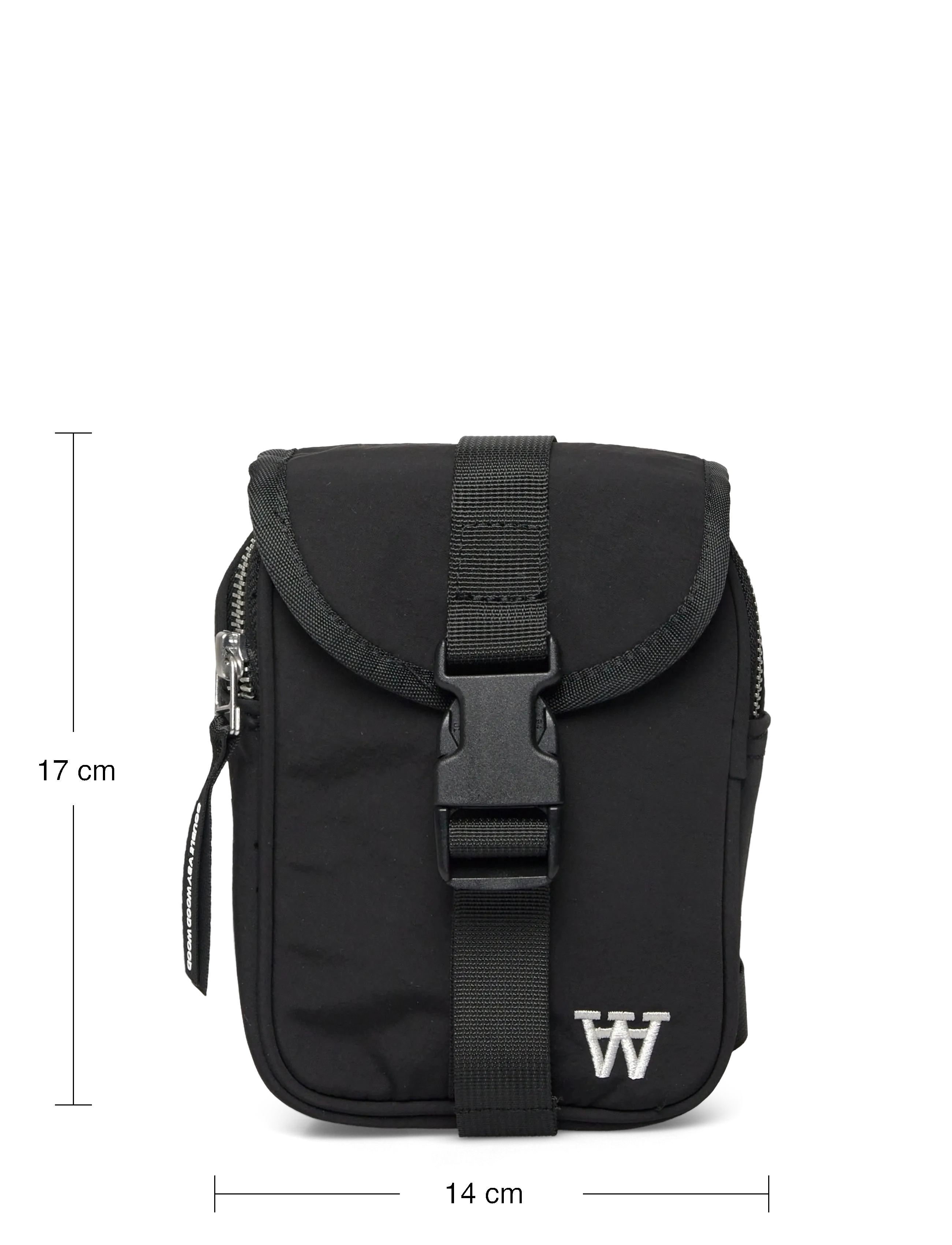 WOOD WOOD - WWRalf shoulder pouch 25346 - shop efter stil - black - 4