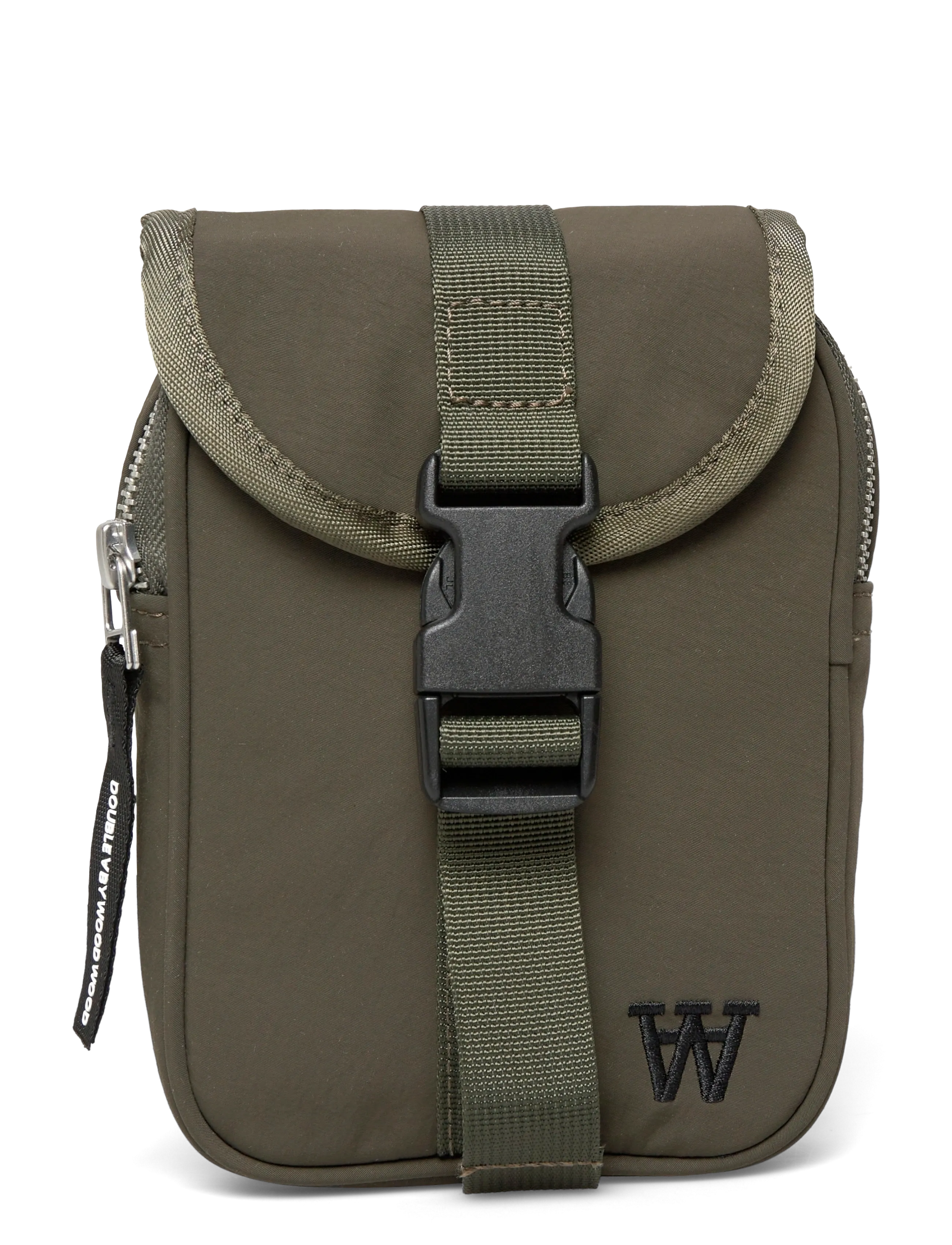 WOOD WOOD WWRalf shoulder pouch 25346 - Väskor - GRAPE LEAF / khaki/green