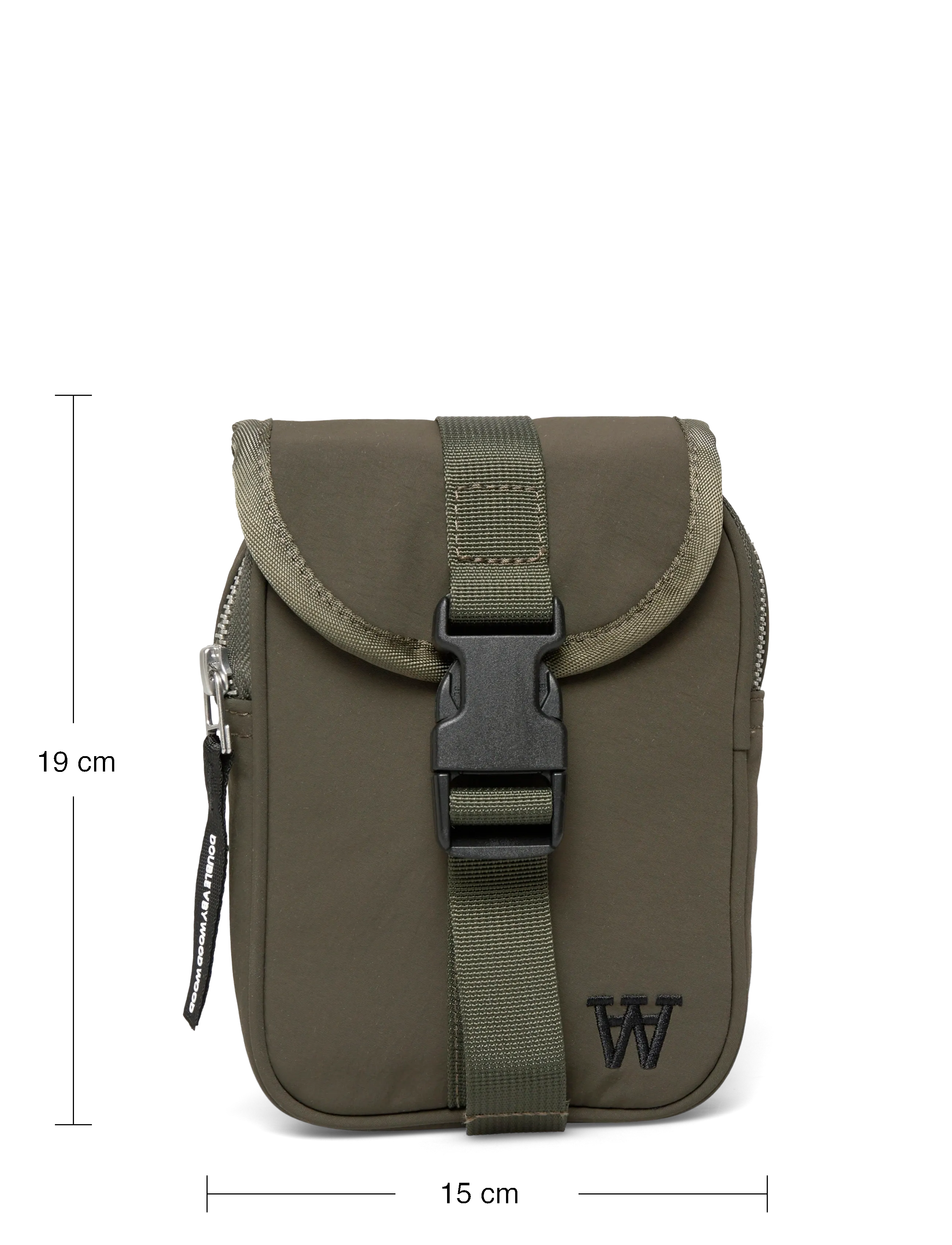WOOD WOOD - WWRalf shoulder pouch 25346 - shop efter stil - grape leaf - 4